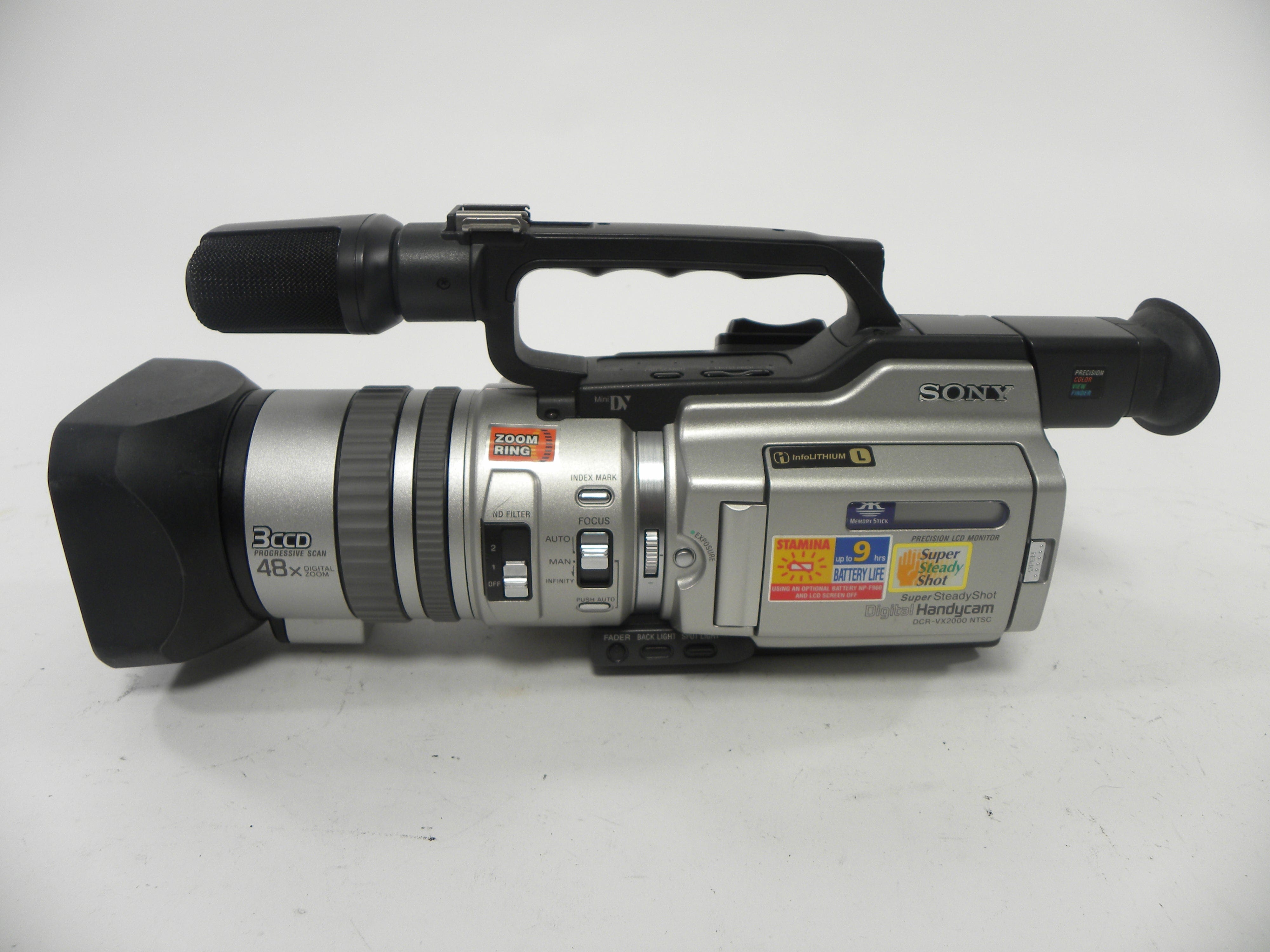 Sony DCR-VX2000 MiniDV Super Steady Shot Camcorder