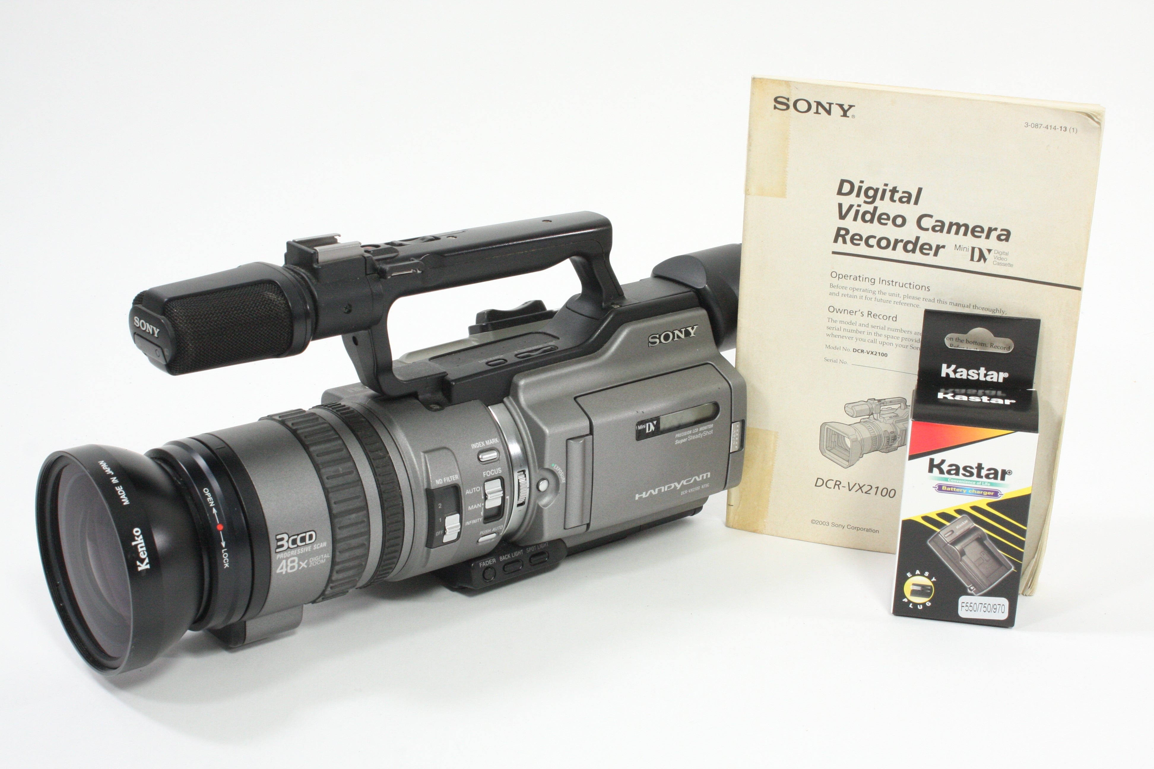 Sony DCR-VX2100 Mini DV Camcorder with x0.65 Wide Angle Lens