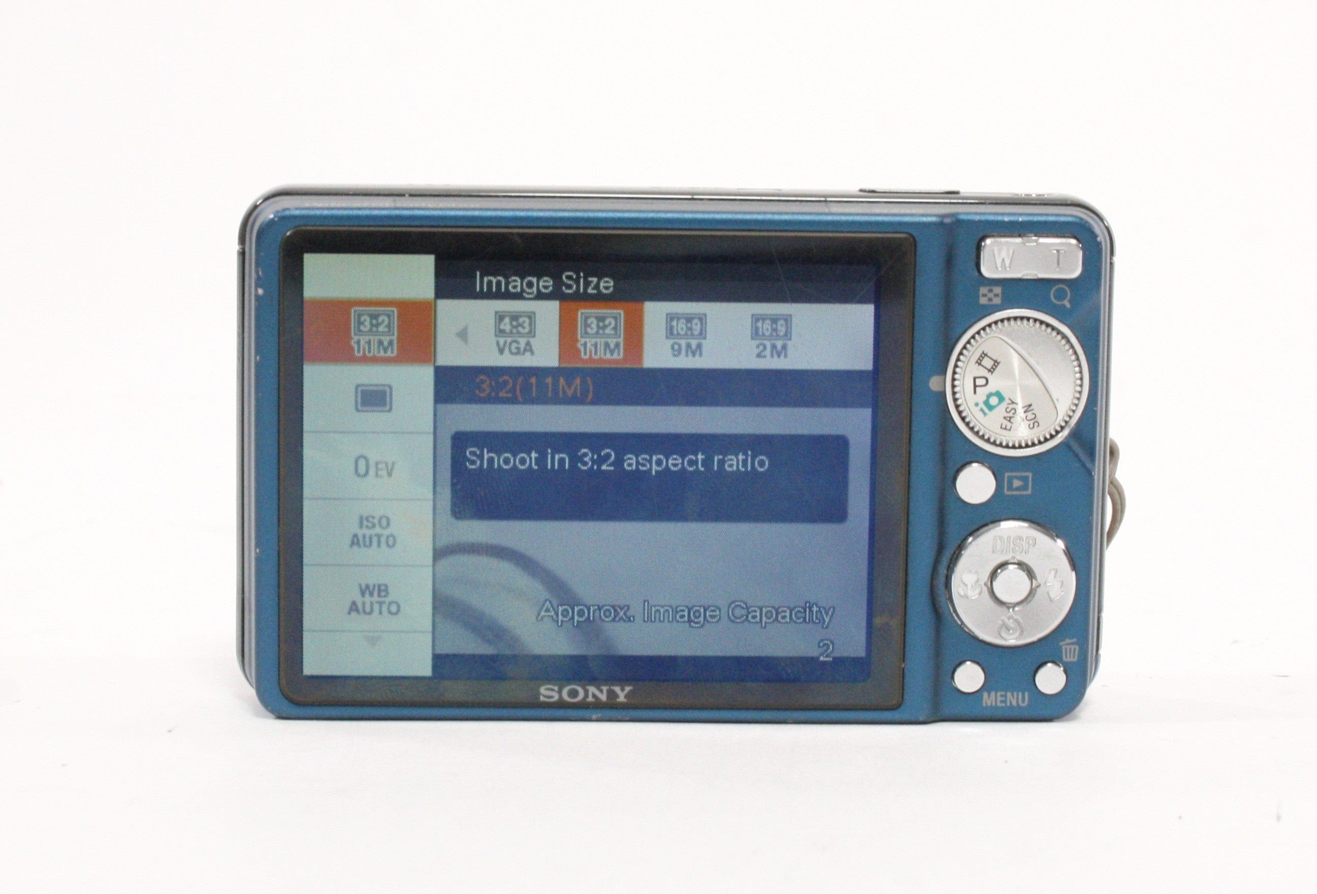 Sony DSC-W290 Digital Point-and-Shoot Camera 5x Zoom 12.1mp (Blue)