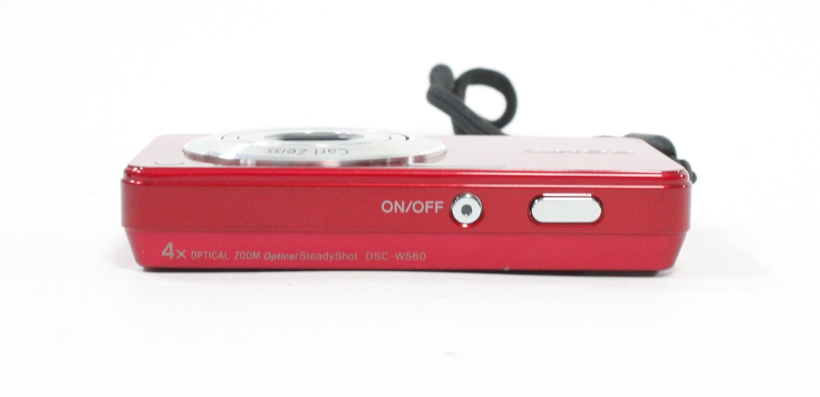 Sony DSC-W560 Digital Point-and-Shoot Camera 4x Zoom 14.1mp (Red)