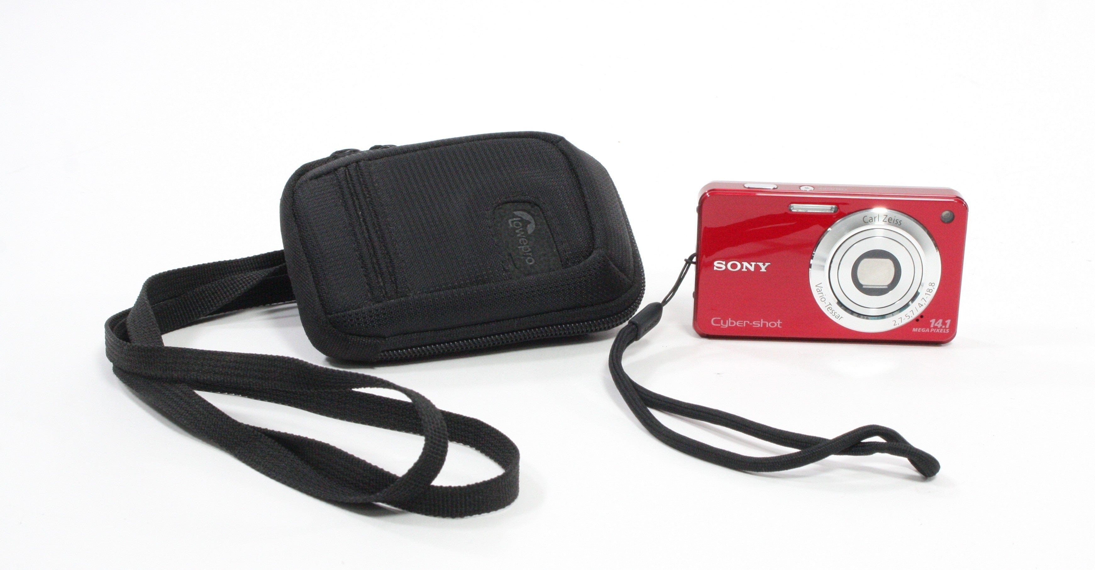 Sony DSC-W560 Digital Point-and-Shoot Camera 4x Zoom 14.1mp (Red)