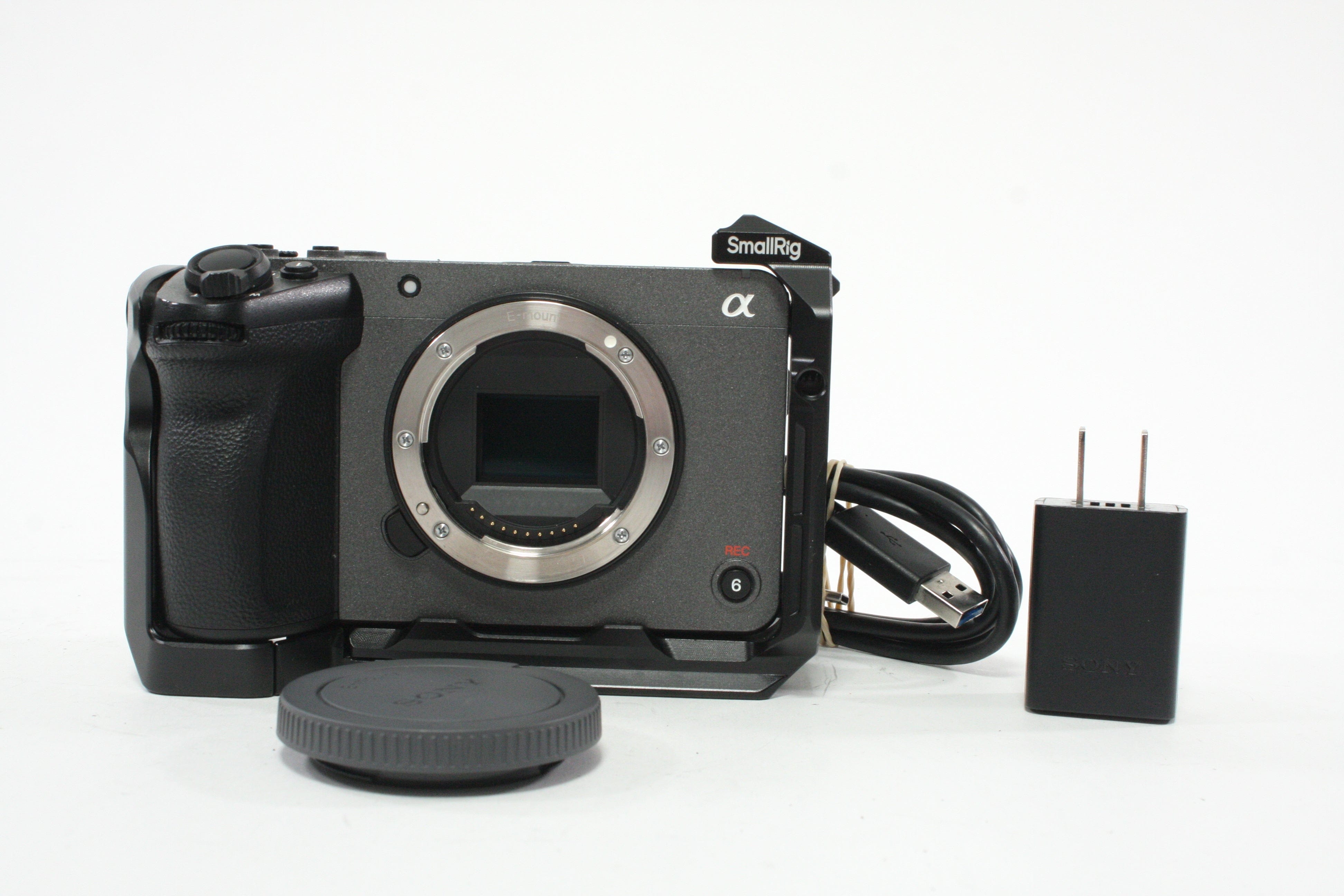 Sony FX30 Cinema Line Camera with Smallrig Cage (No Shutter Count Available)