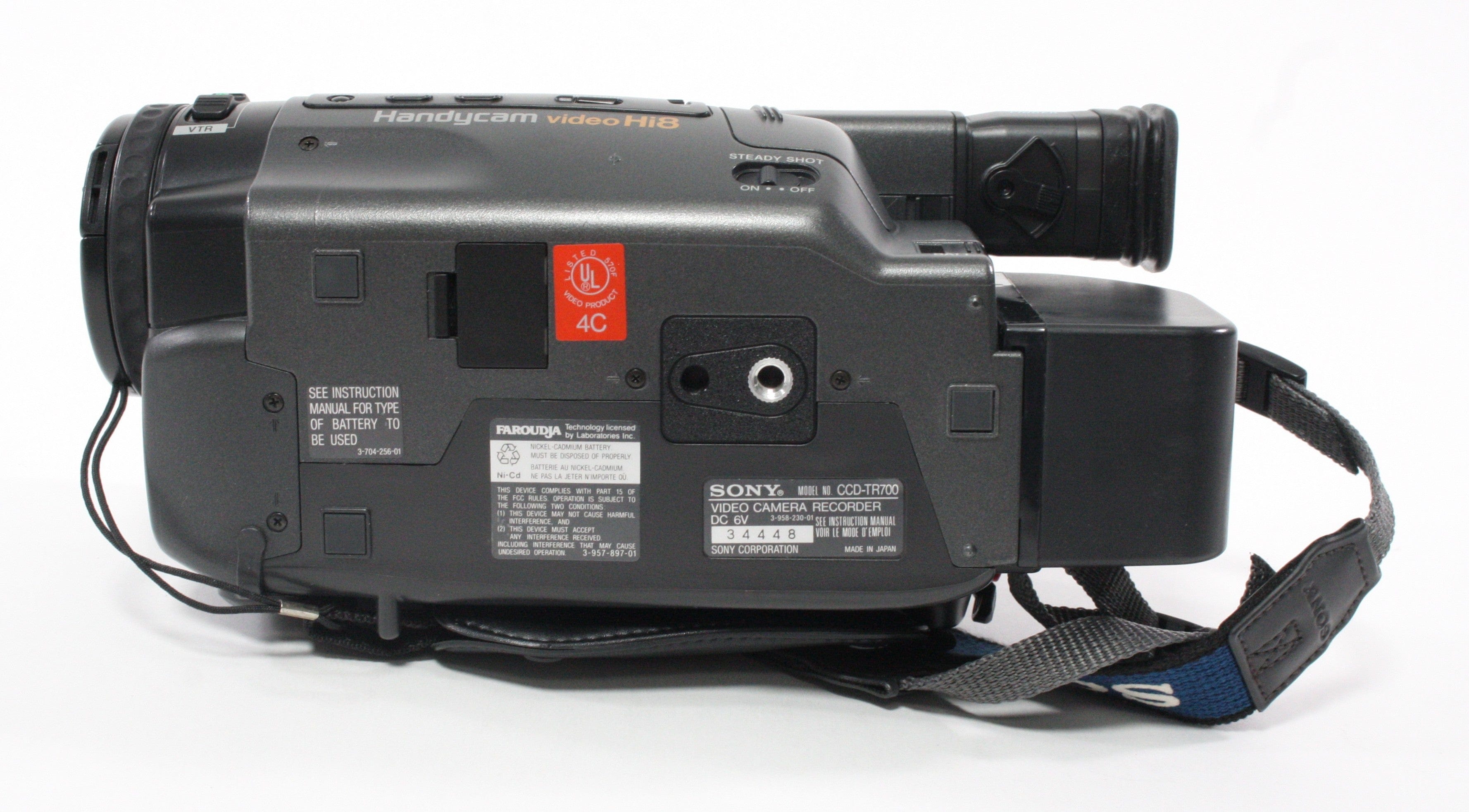 Sony Handycam 8mm CCD-TR700