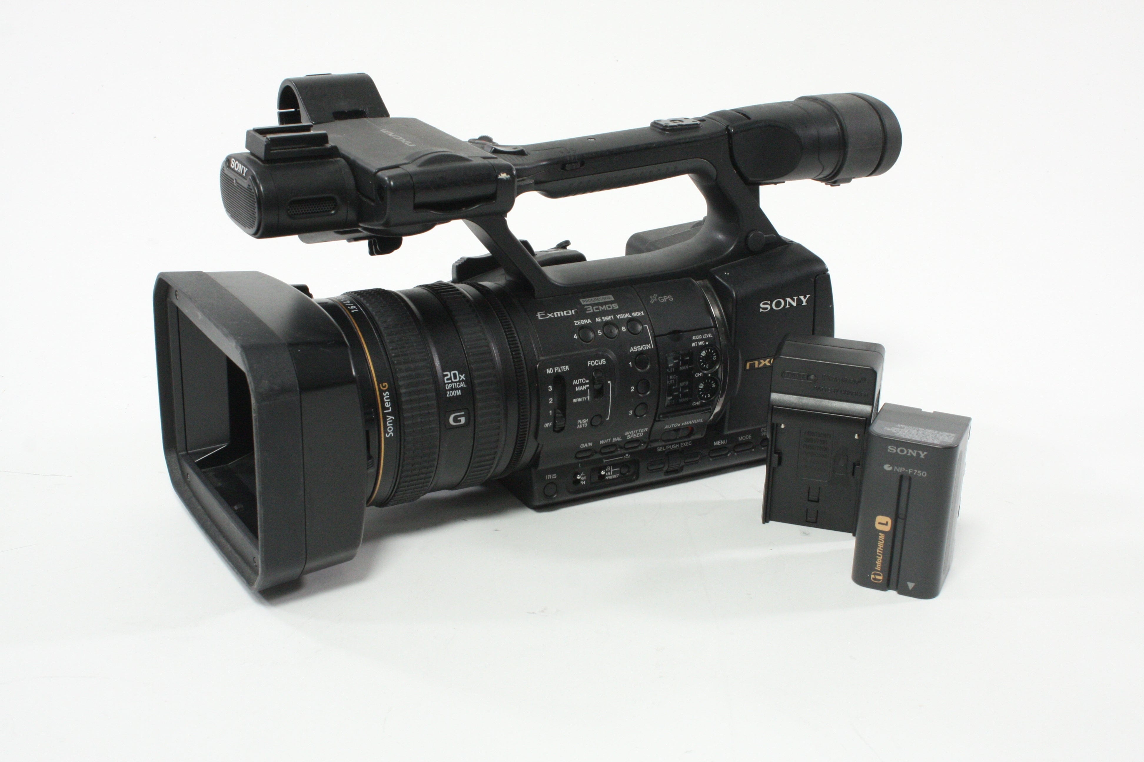 Sony HXR-NX5U NXCAM HD Video Camcorder Operation Time 29x10H