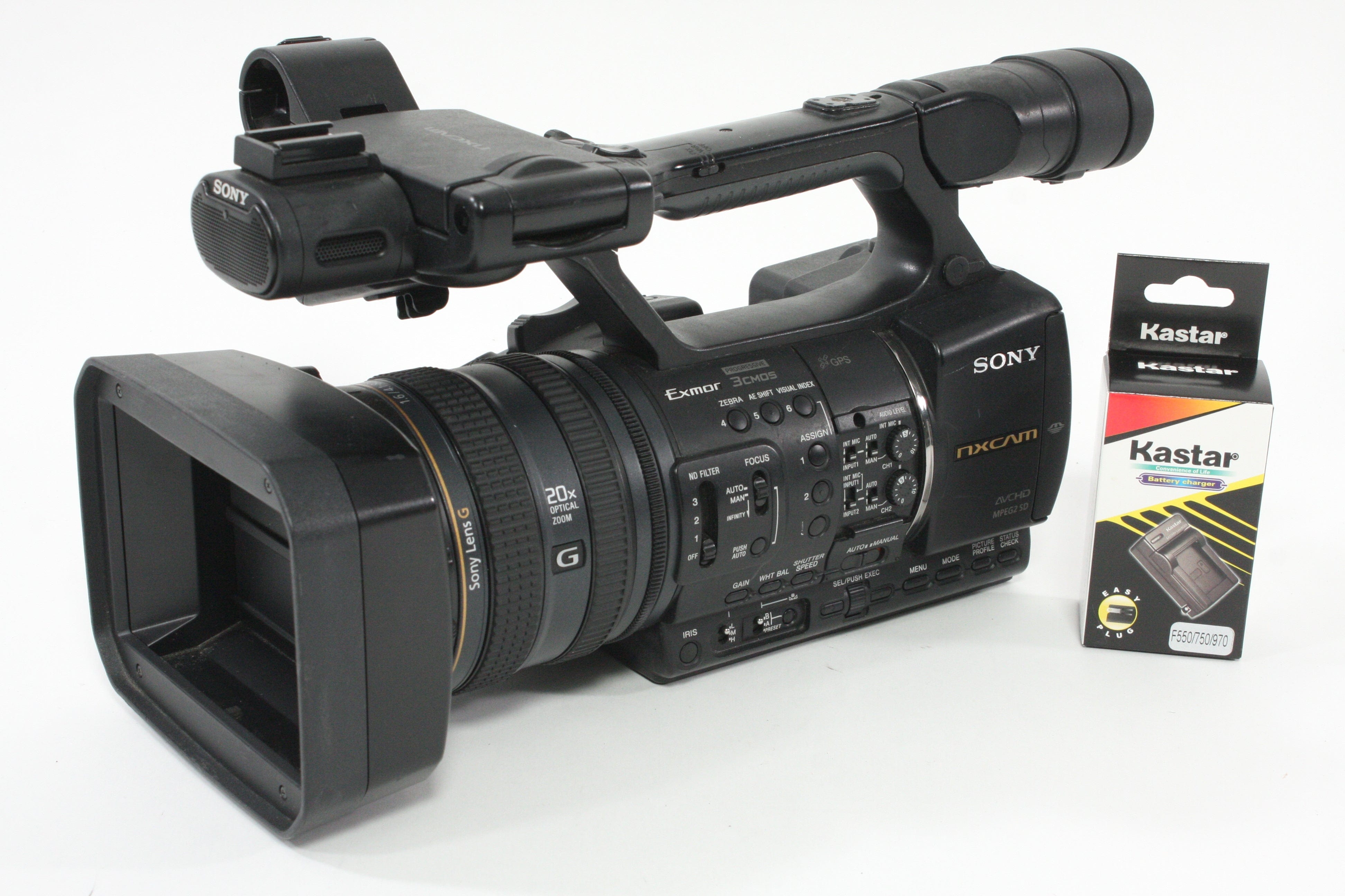 Sony HXR-NX5U NXCAM Professional Camcorder - 100  hours usage
