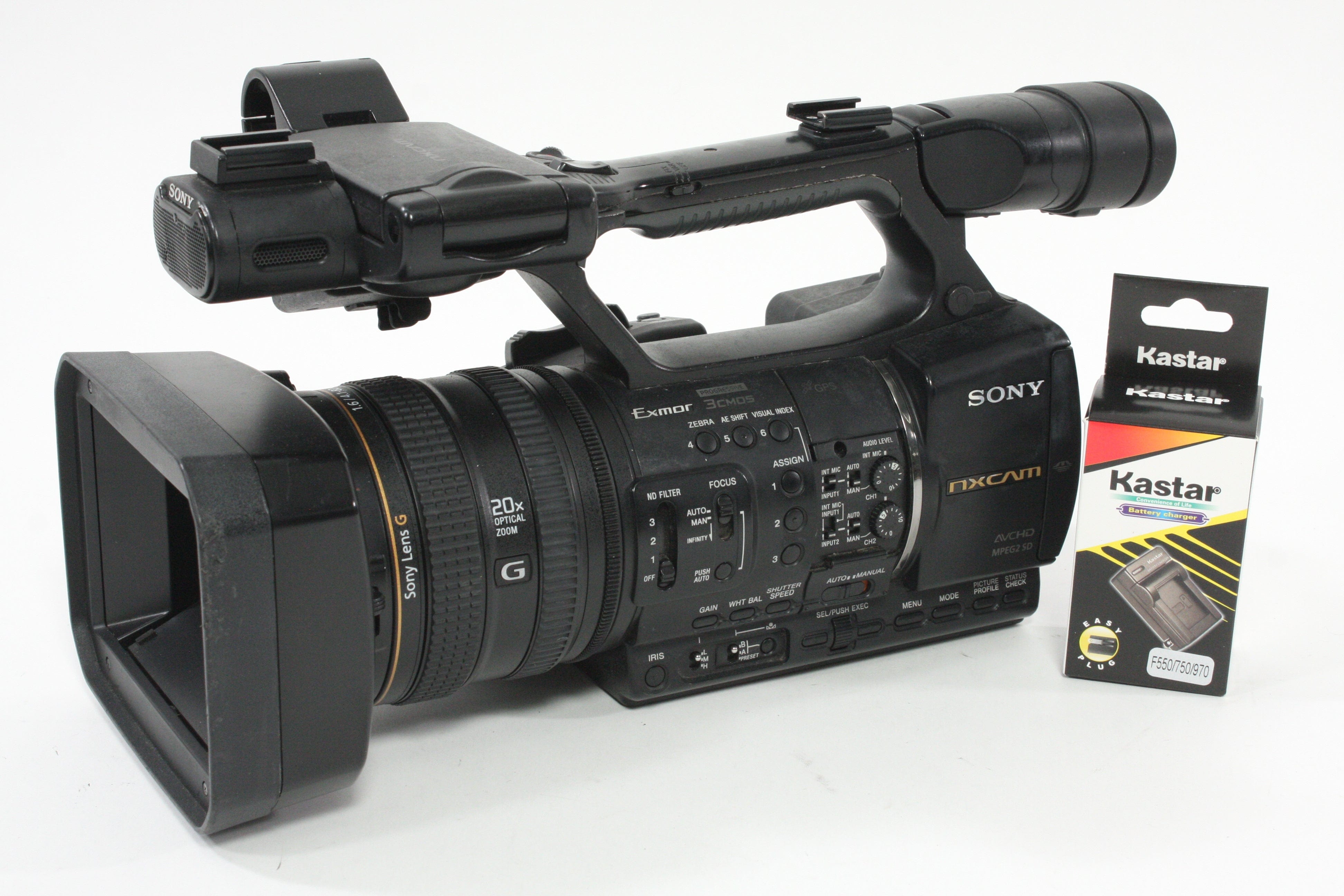 Sony HXR-NX5U NXCAM Professional Camcorder - 1200  hours usage