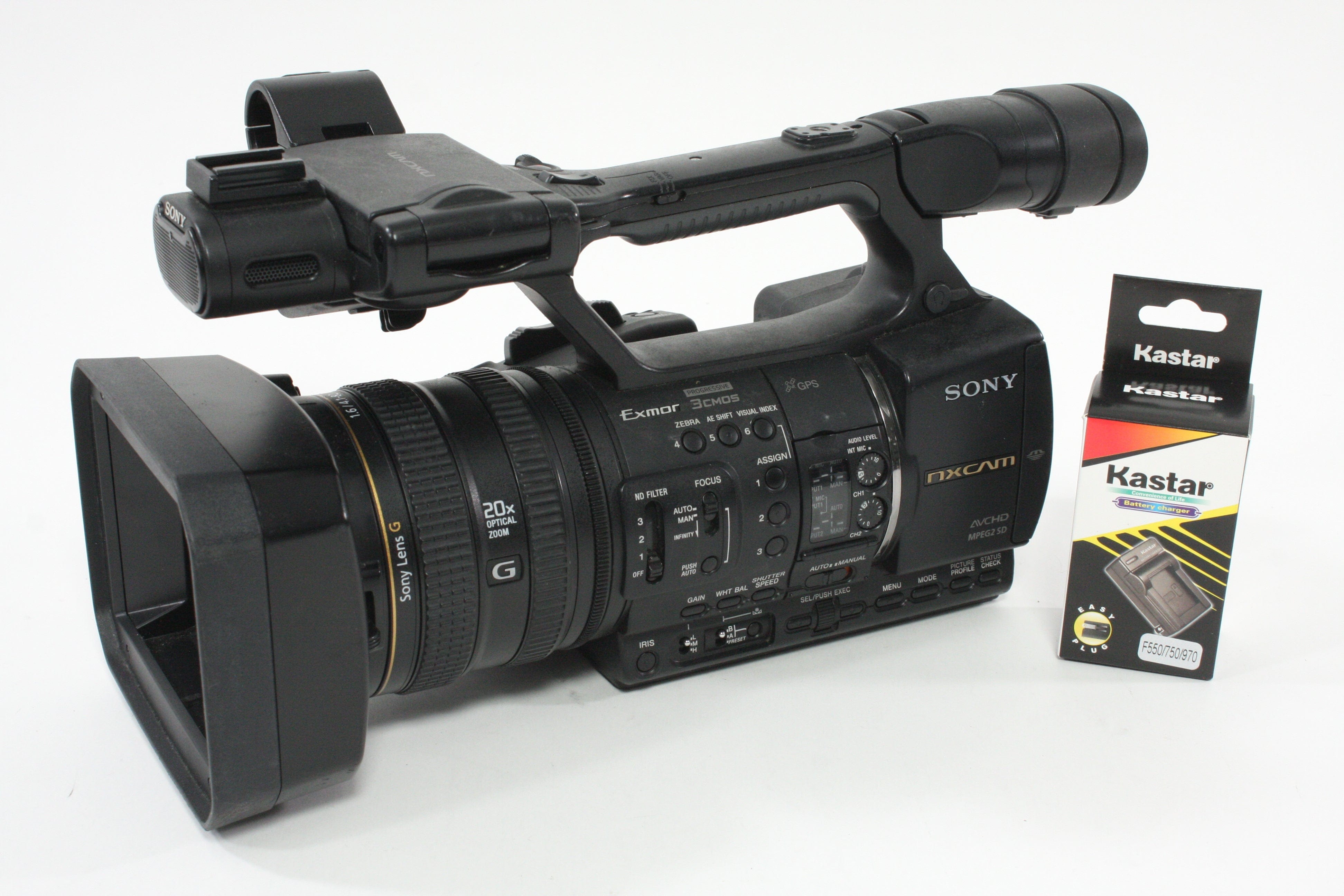 Sony HXR-NX5U NXCAM Professional Camcorder - 360  hours usage