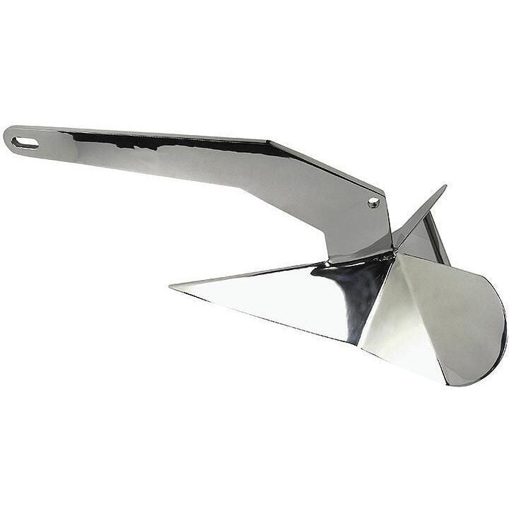 Seachoice 43870 Stainless Steel Plow Anchor, 44 lbs.