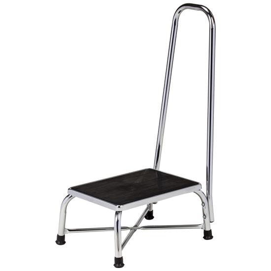 Clinton Large Top Bariatric Step Stool with Handrail