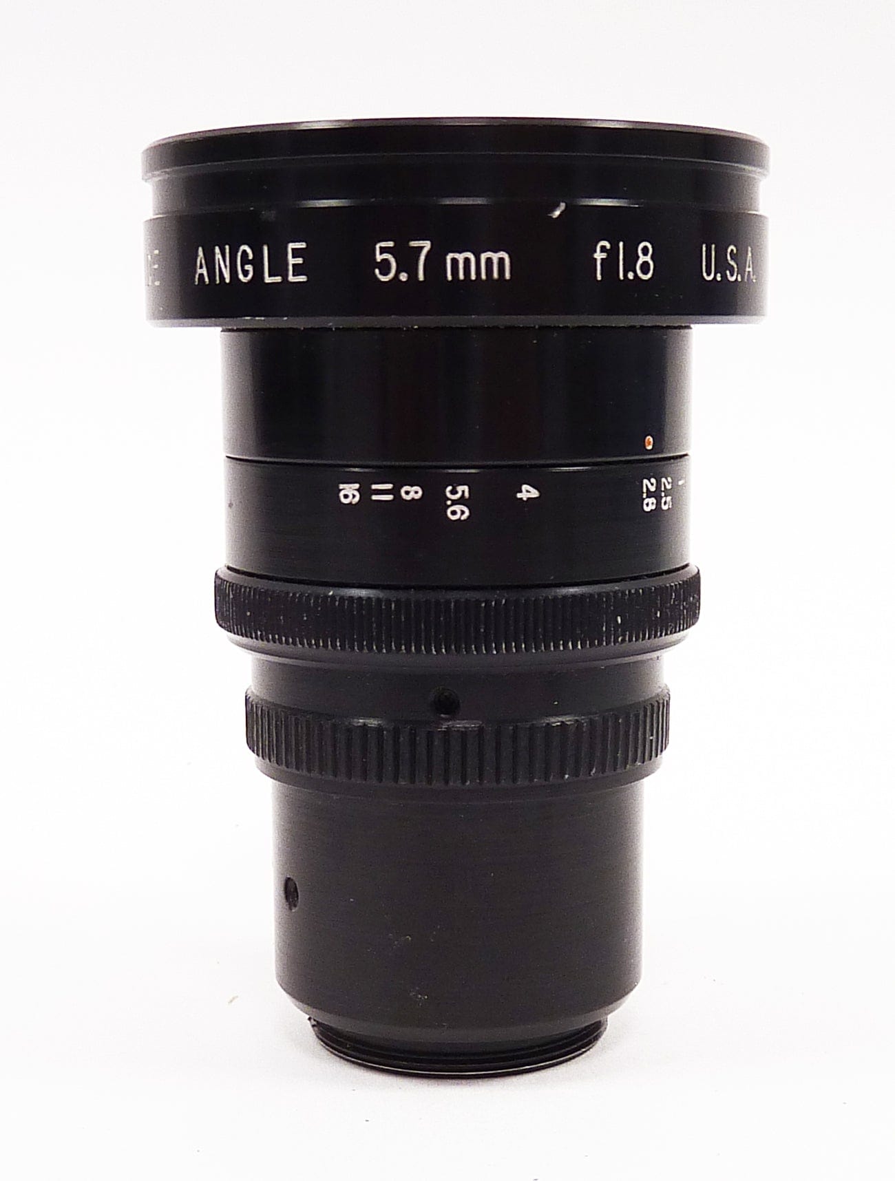Super Cinetar 5.7mm f1.8 C Mount Lens