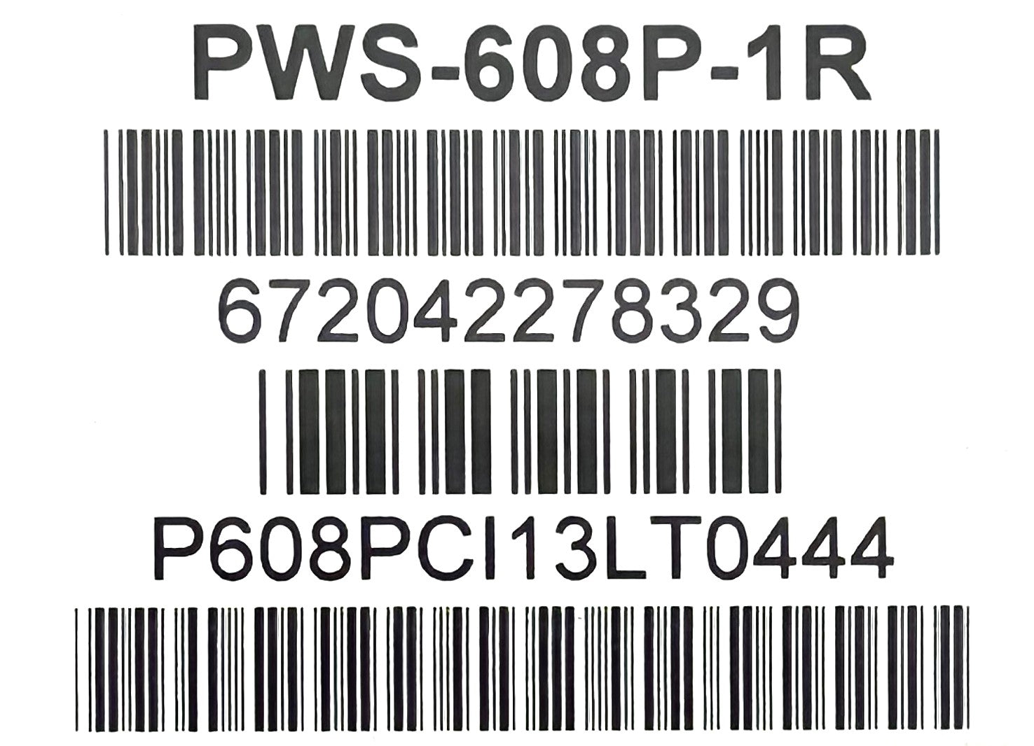 SuperMicro PWS-608P-1R 600W POWER SUPPLY 1U REDUNDANT