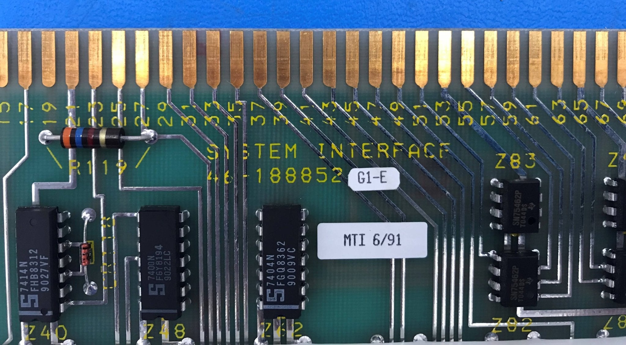 System Interface (46-188852 G1-E GE Advantx