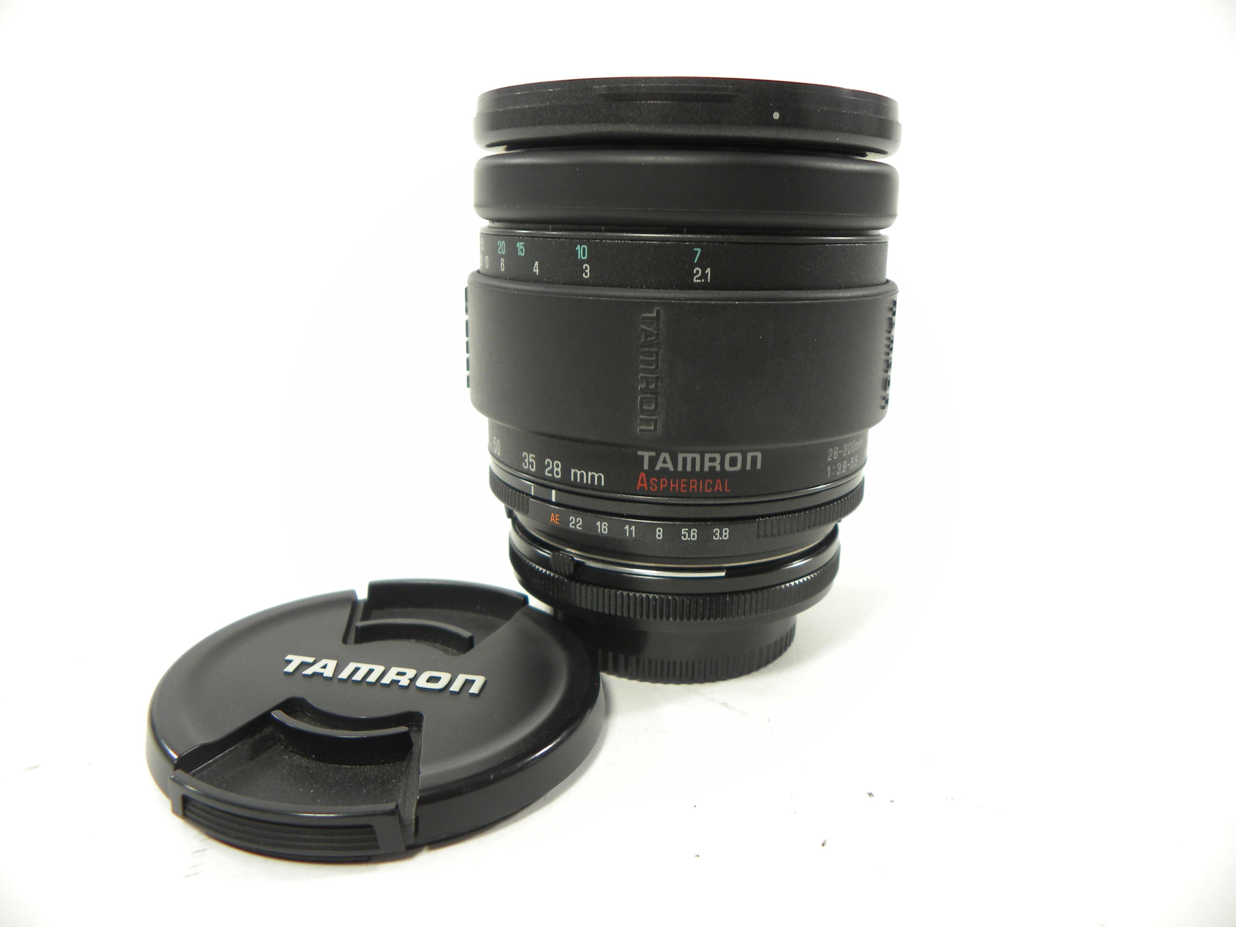 Tamron 28-200mm f3.8-5.6 lens w/Canon FD Adaptall 2