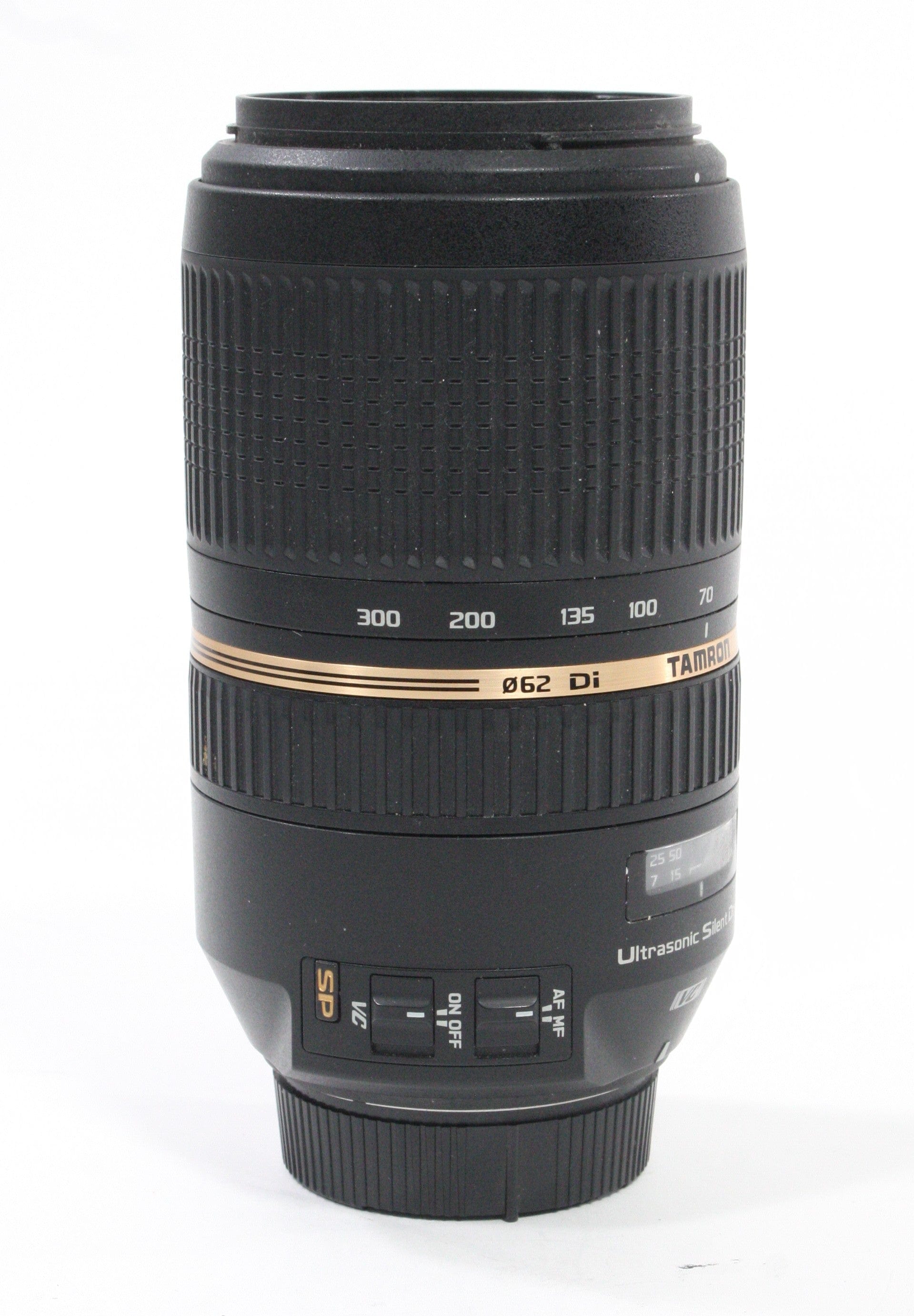 Tamron 70-300mm f/4-5.6 SP Di USD VC Lens for Nikon F Mount