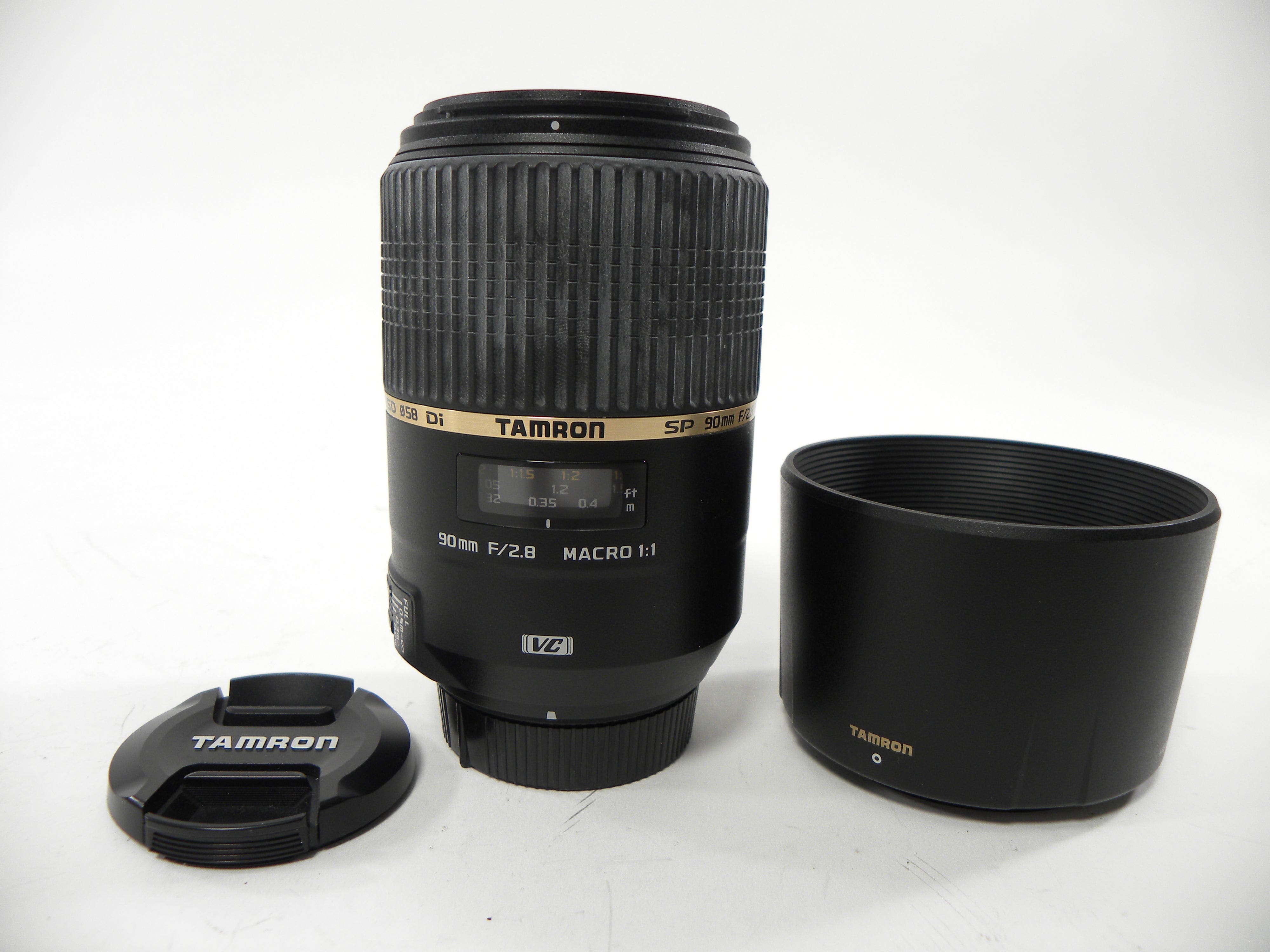 Tamron Di USD SP Macro 90mm f2.8 Nikon F Mount  AS IS