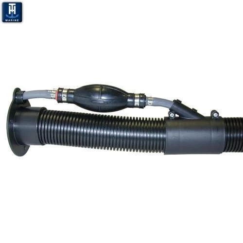TH Marine RFHU-1-DP T-H Marine Rigging Flange Hose Union For 2" Hose, Black