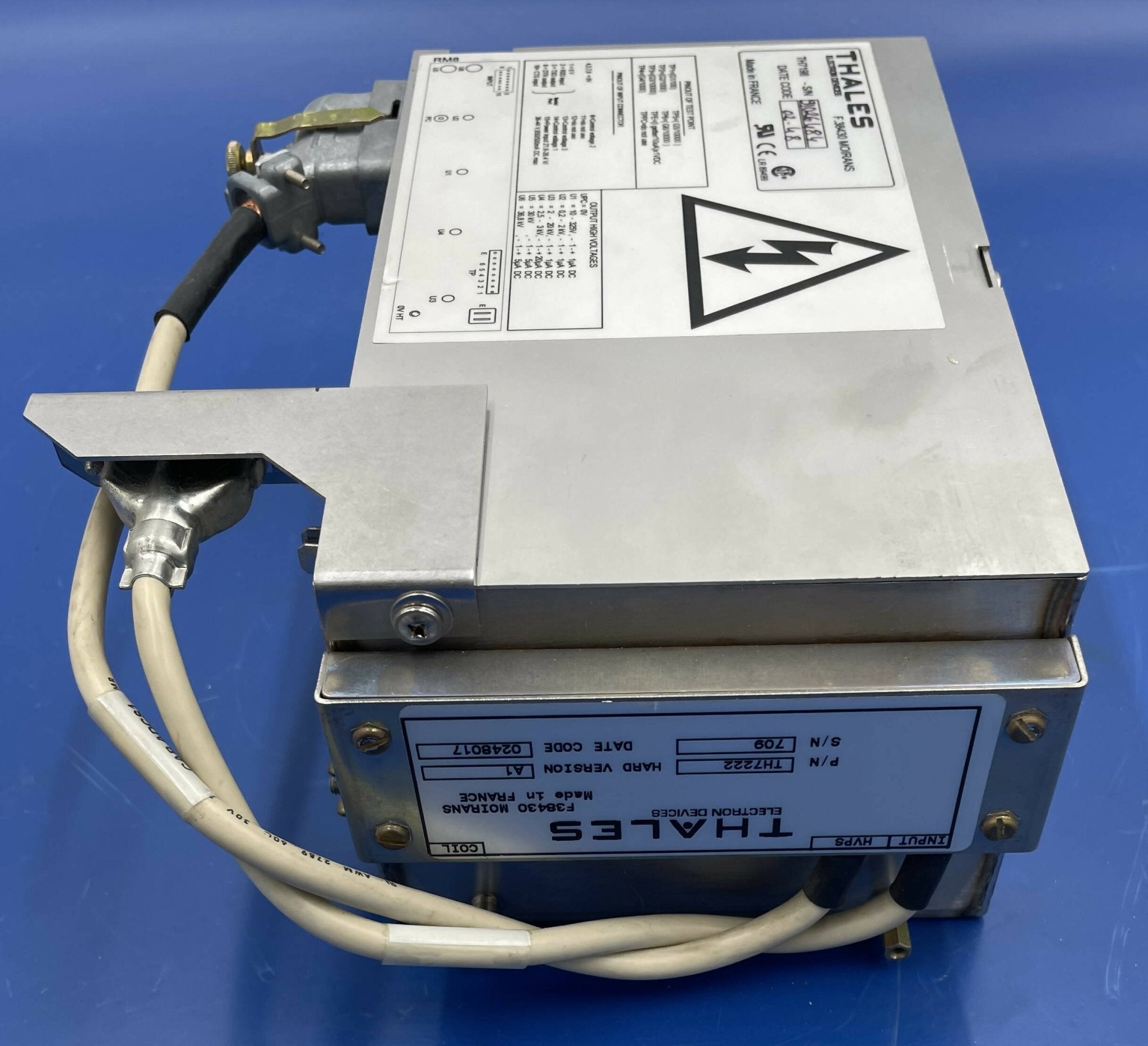 Thales TH-7198 - HV II High Voltage Power Supply R/F Side View | Alo Tech Solutions