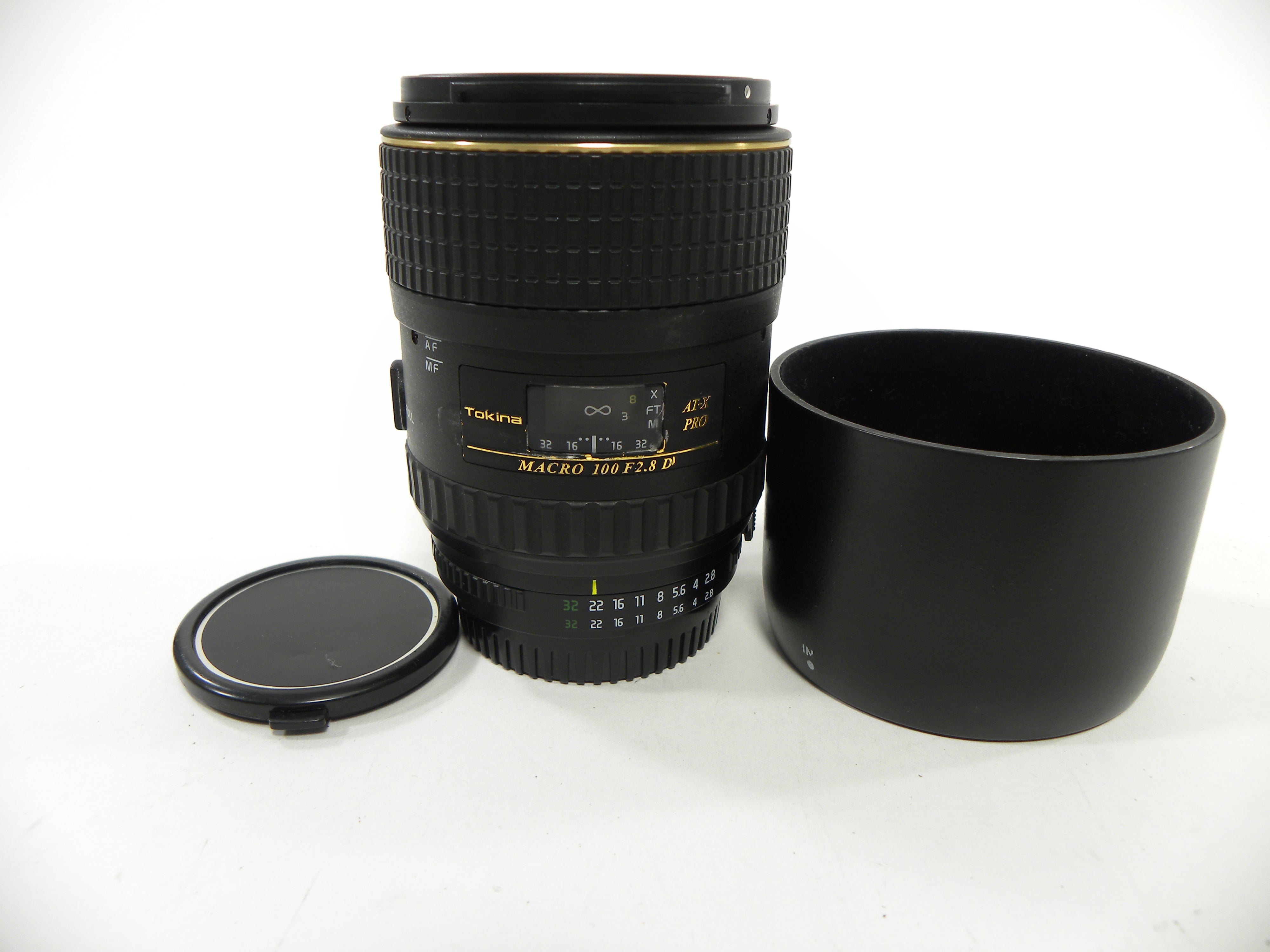 Tokina AT-X Pro Macro 100mm f2.8D Nikon AF Mount