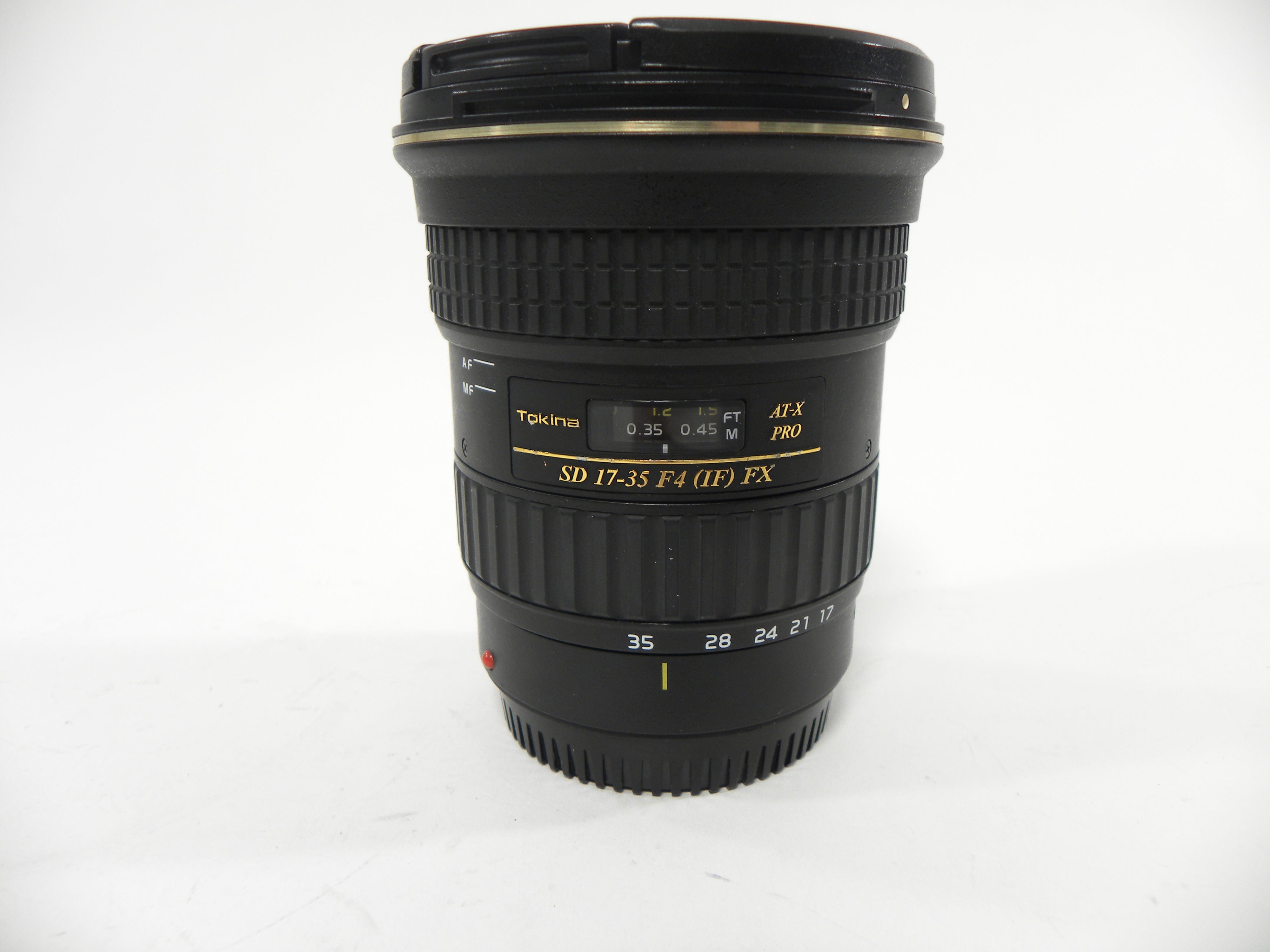 Tokina At-X Pro SD FX IF 17-35mm  f4  for Canon EF Mount