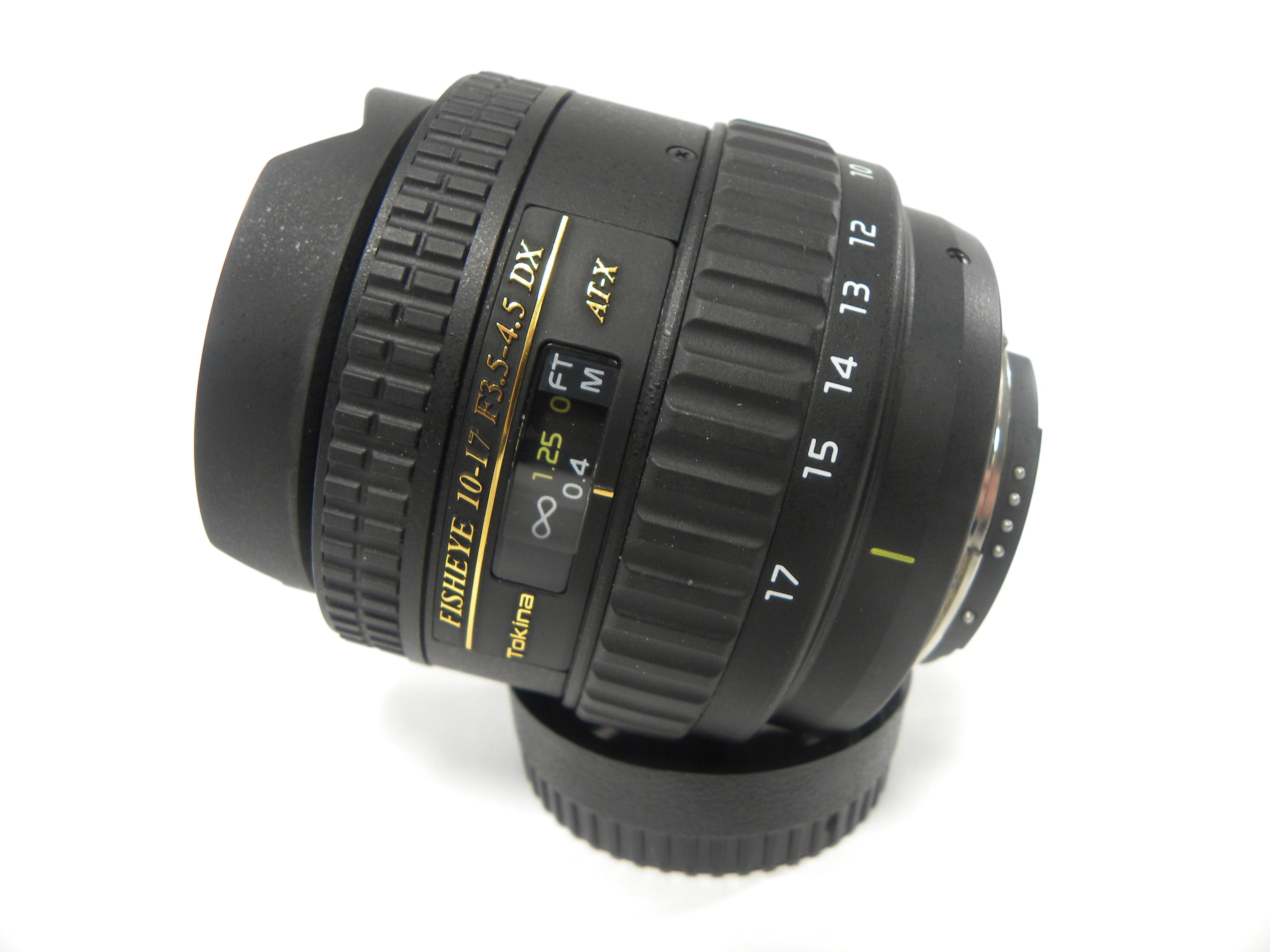Tokina DX AT-X Fisheye 10-17mm f3.5-4.5  Nikon F Mount