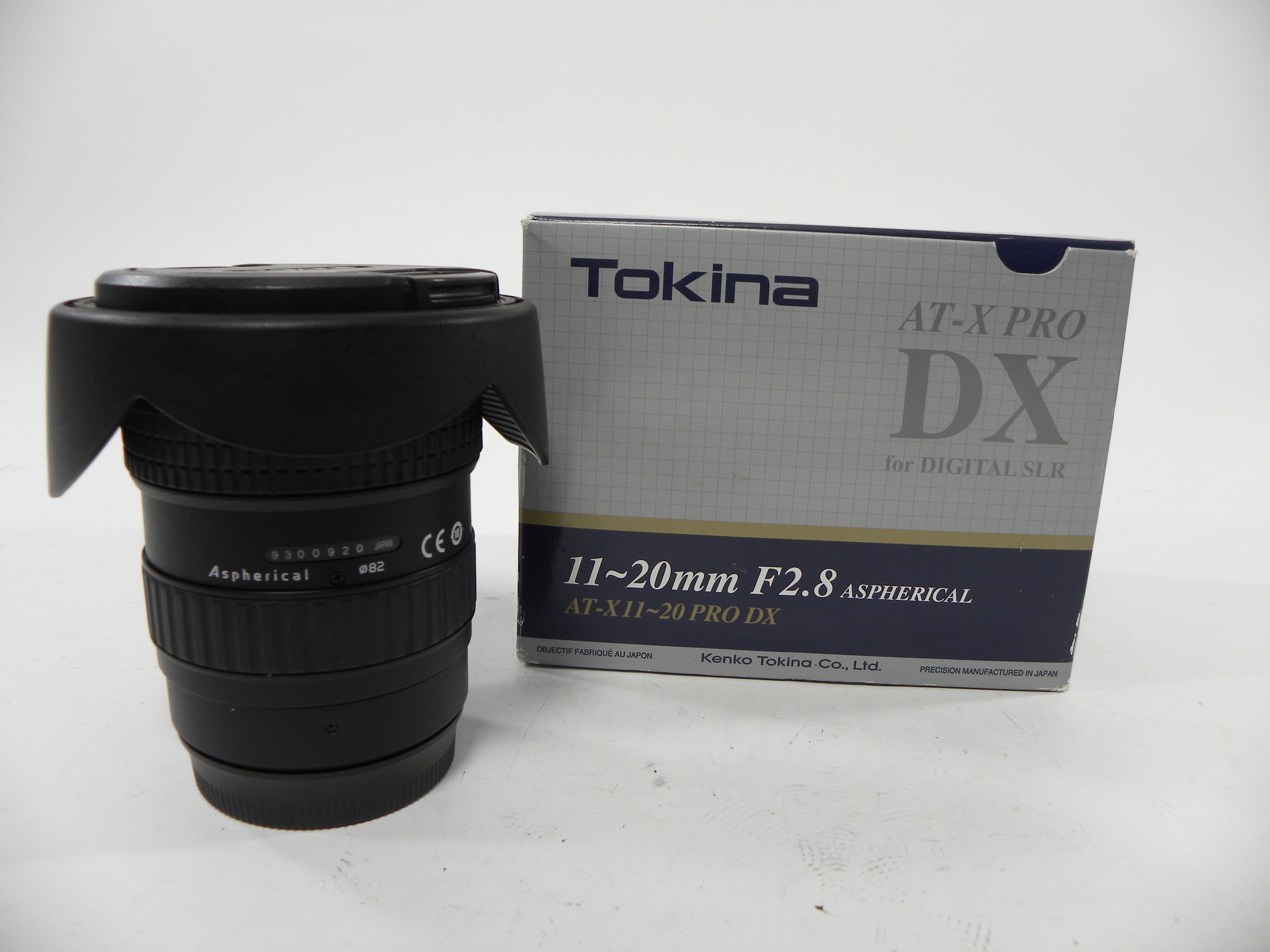 Tokina SD AT-X Pro 11-20mm f2.8 IF DX Canon EF Mount