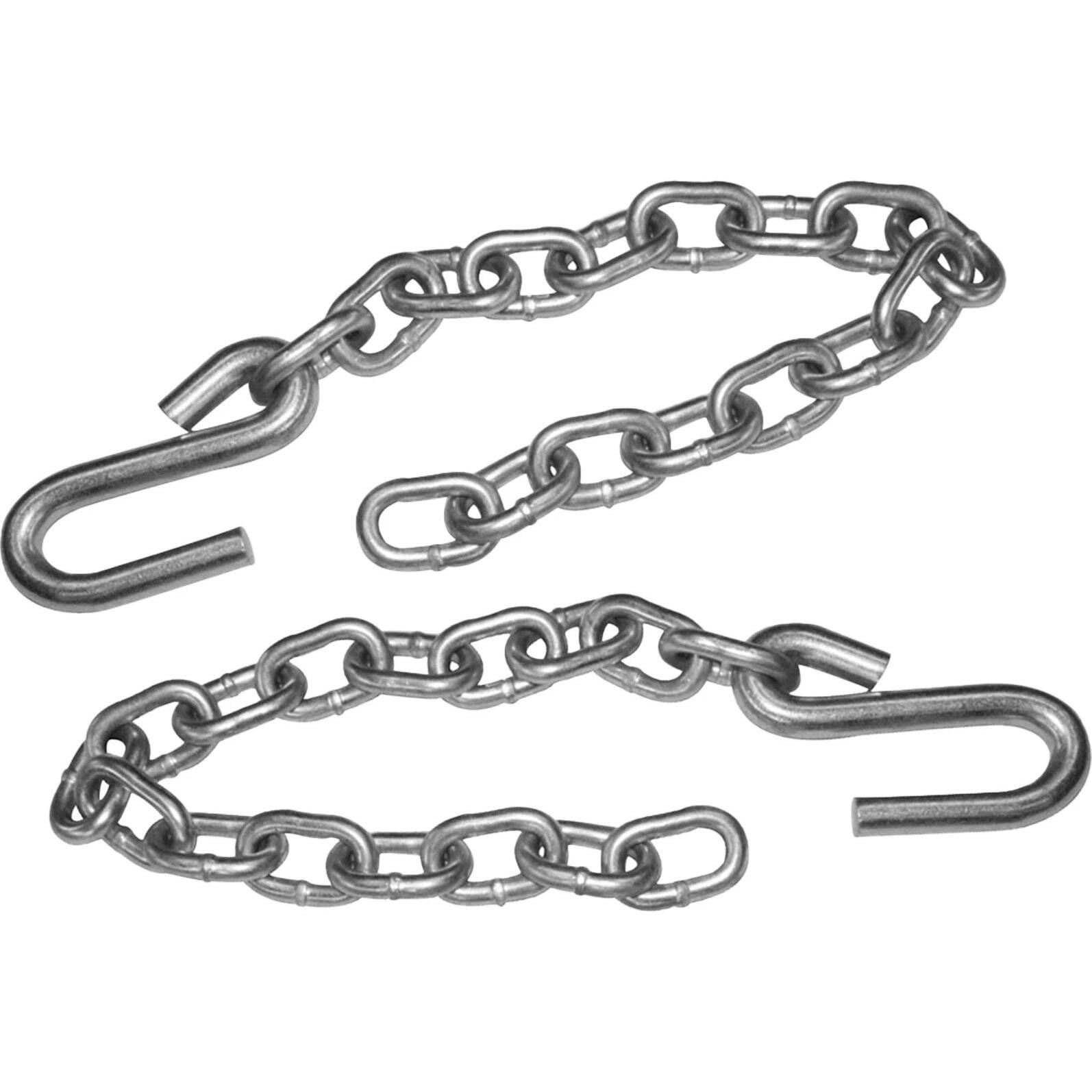 Tie Down Engineering 81202 Safety Chain With S-Hooks Sold as Pair