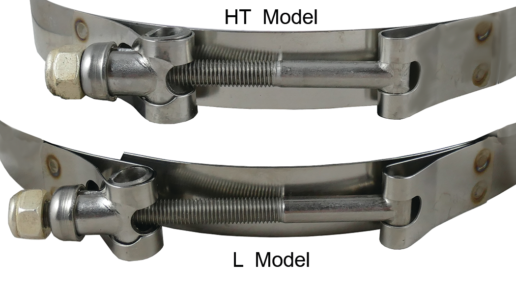 Trident Marine 720-1340 Trident SS T-Bolt Hose Clamps, 1-5/8" to 1-3/4"