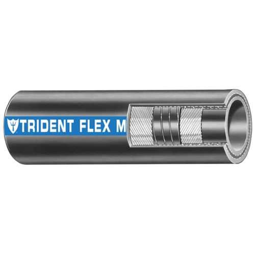 Trident Marine 250-4004 Trident Flex Hardwall Exhaust Hose, 4" x 12.5'