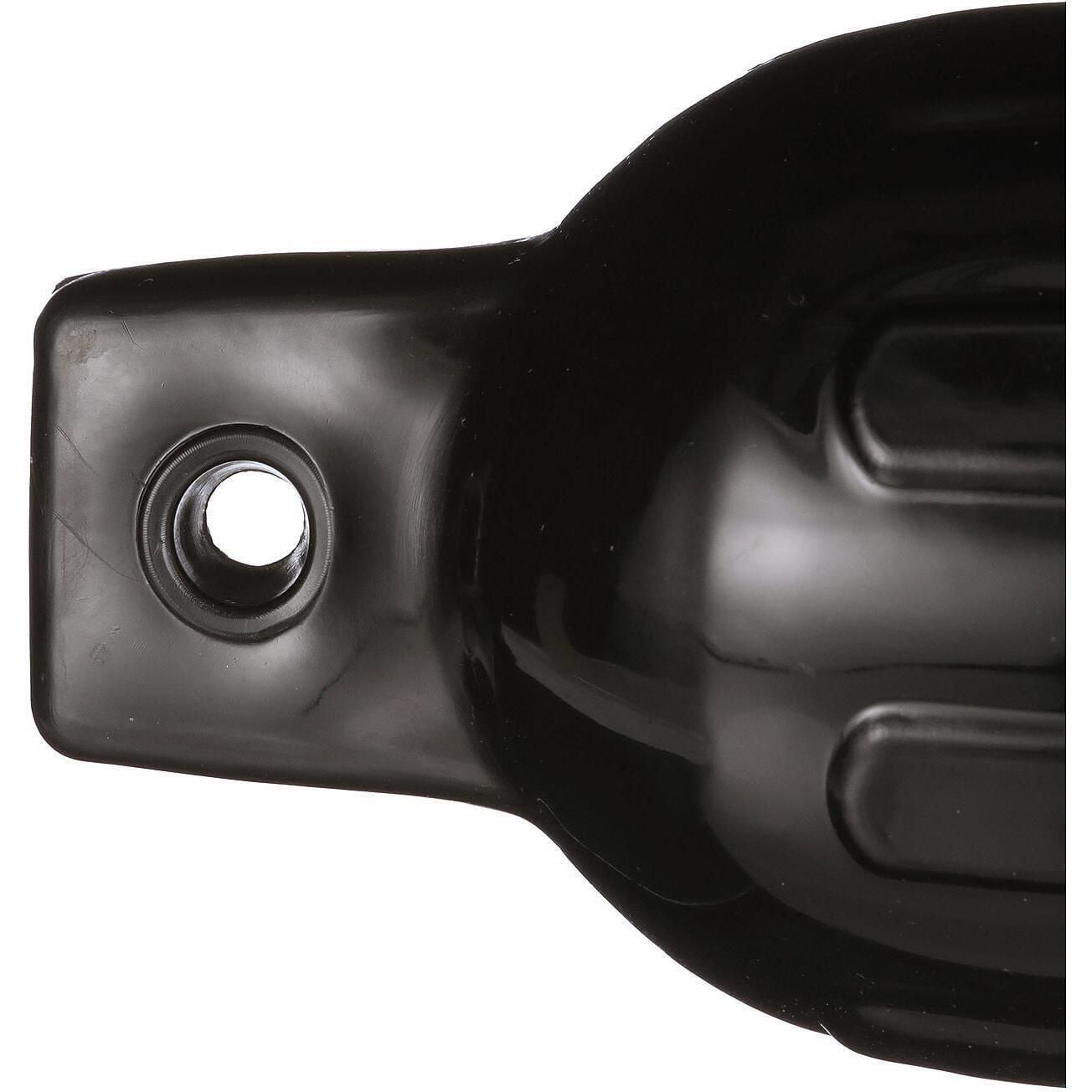 Seachoice DE79206S 79051 Twin Eye Ribbed Fender, Black, 5.5 x 20"