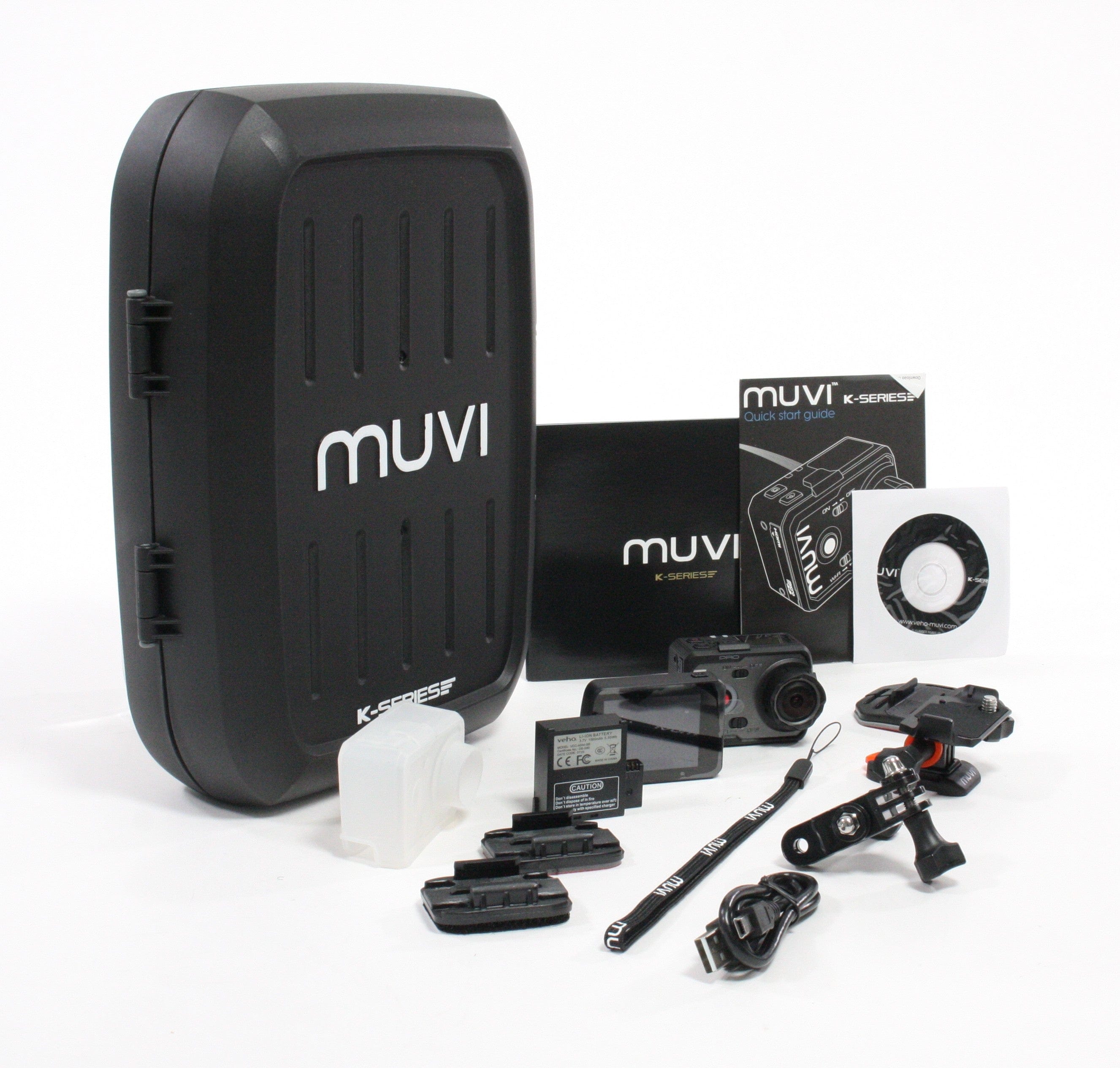 Veho Muvi K-2 Pro 4K Kit (w/ accessories) NEVER USED!