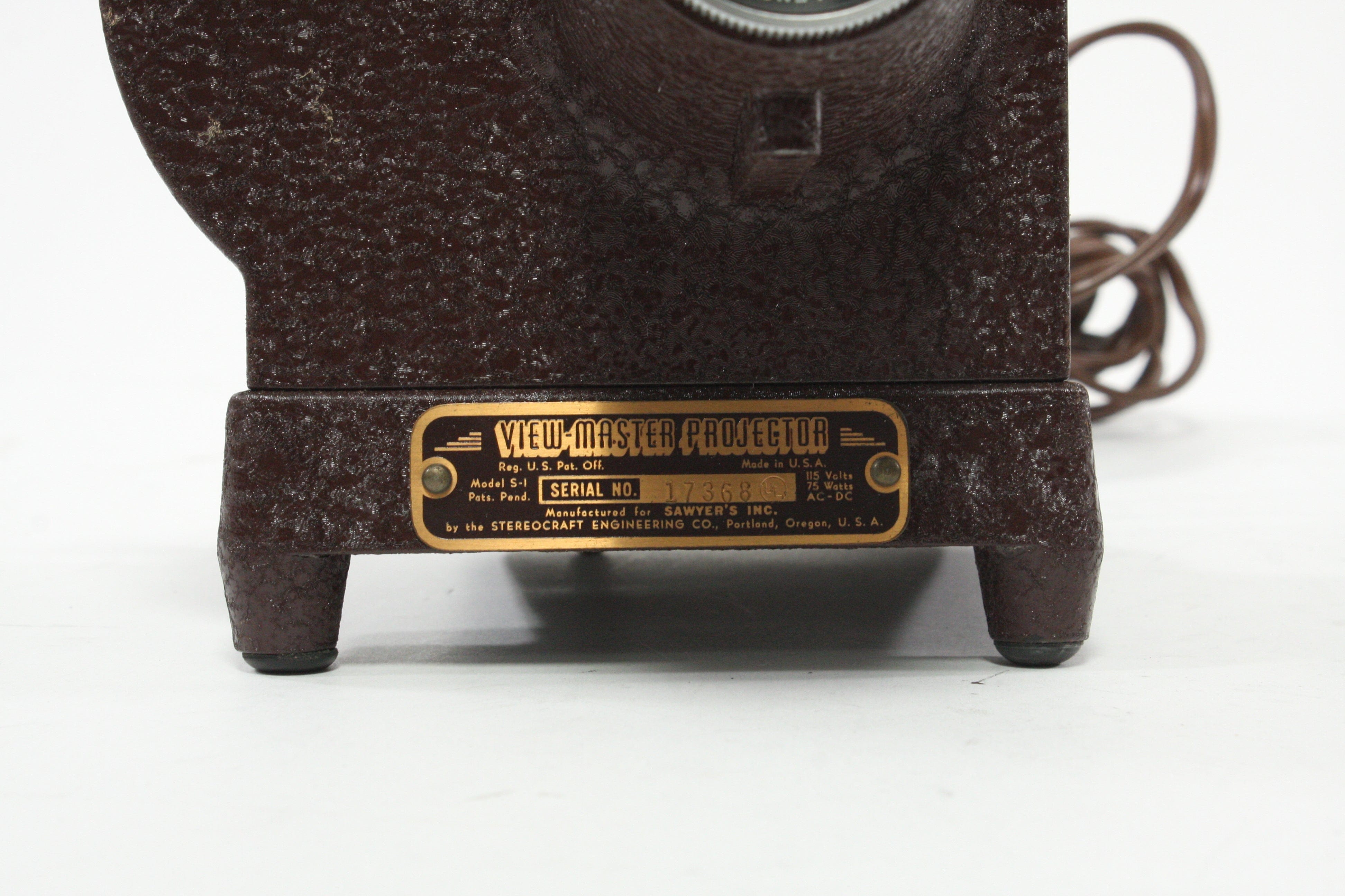 View-Master 2D Sawyer's S-1 Projector with Carrying Case