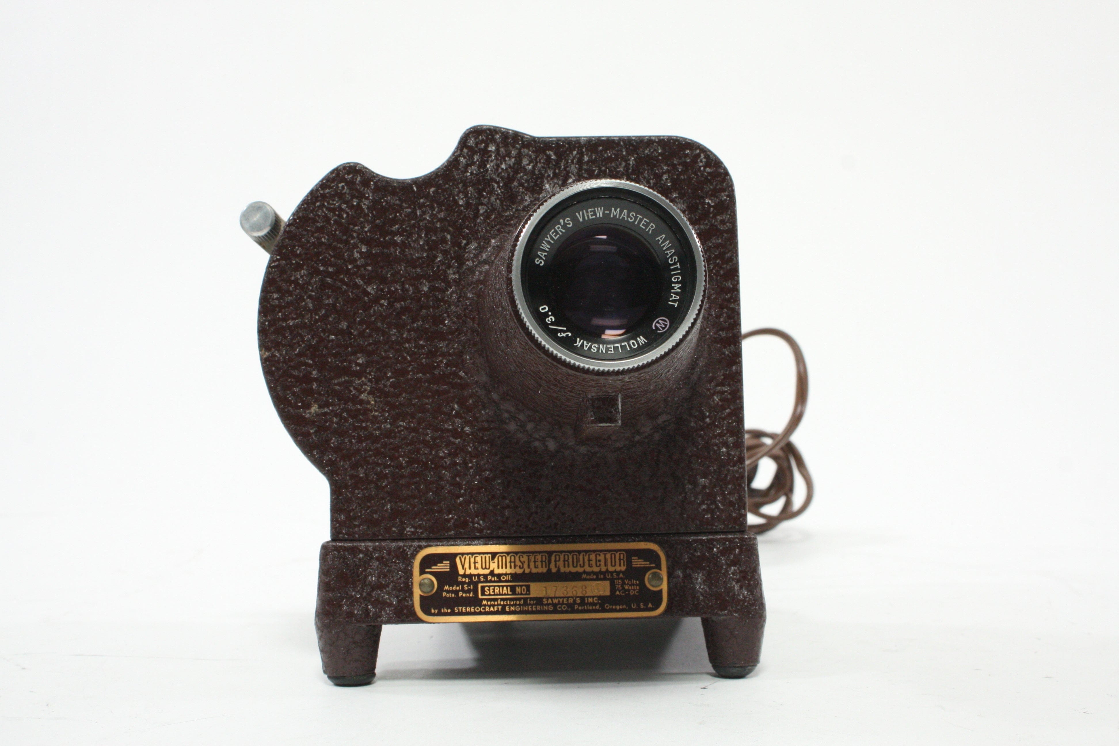 View-Master 2D Sawyer's S-1 Projector with Carrying Case