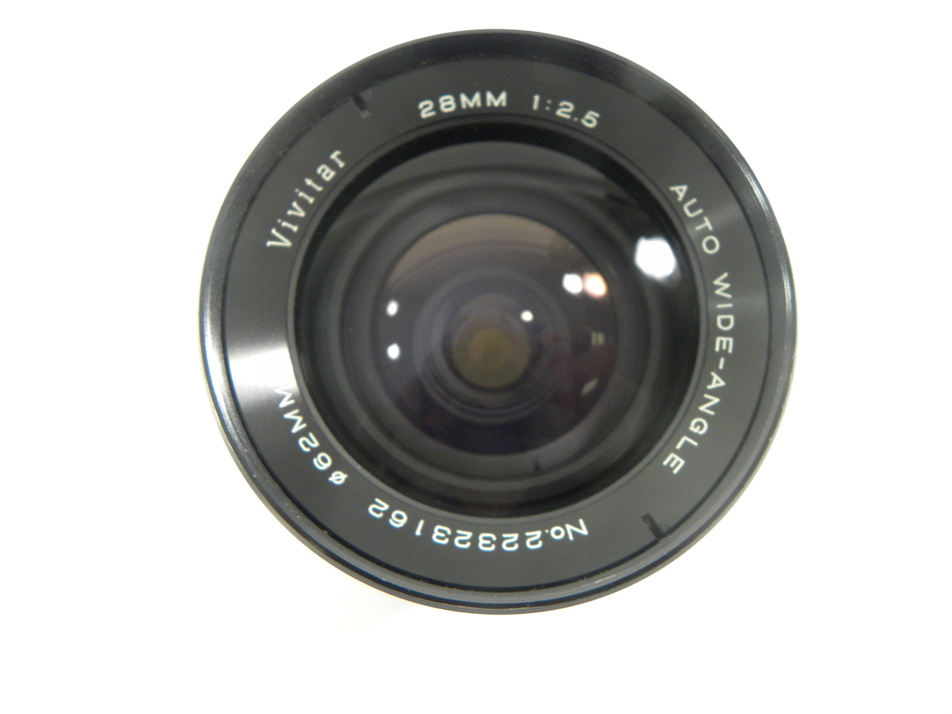 Vivitar 28mm f2.5 Minolta MD Mount