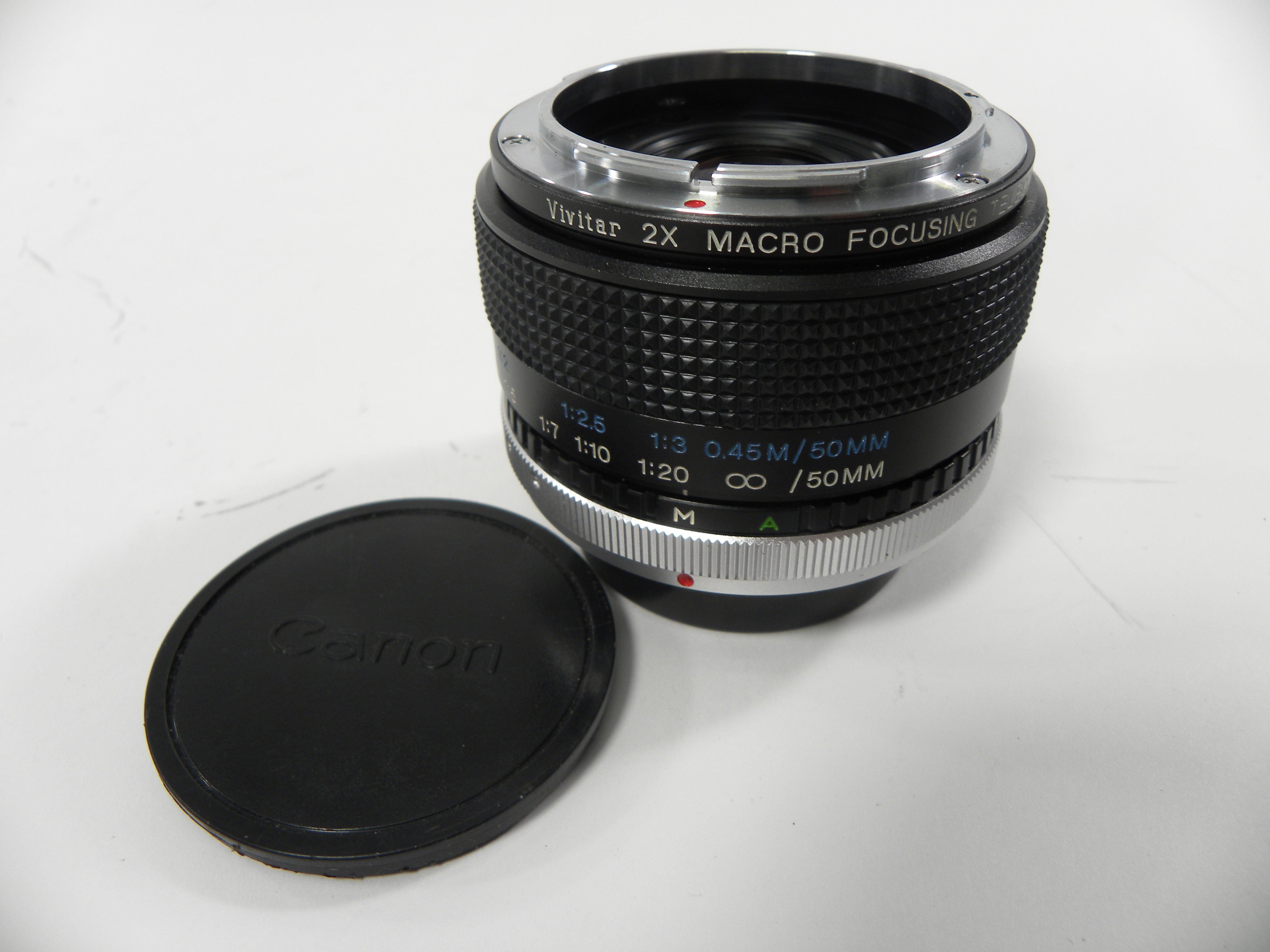 Vivitar 2x Macro Focusing Teleconverter MC Canon FD Mount
