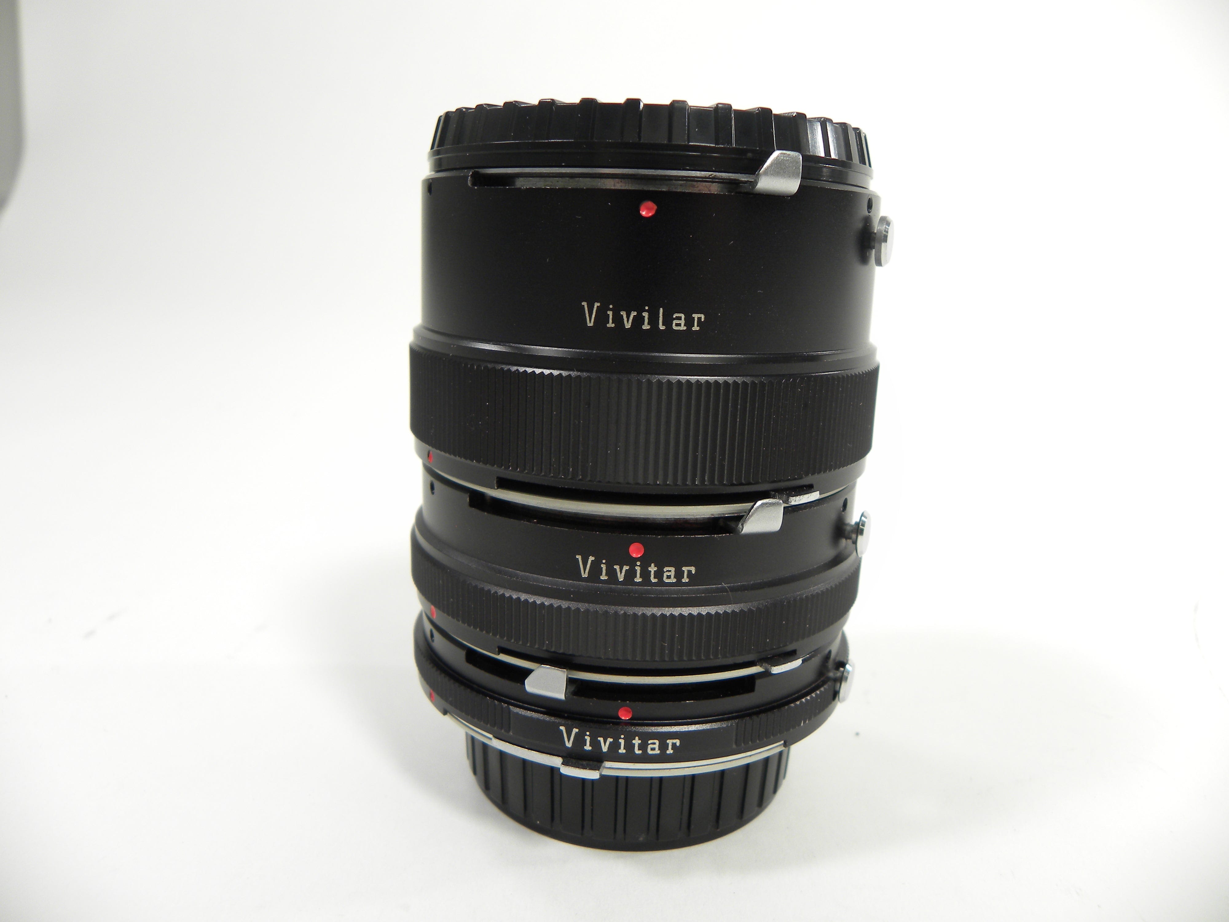 Vivitar Extension Tube Set AT-5 12,20,36mm