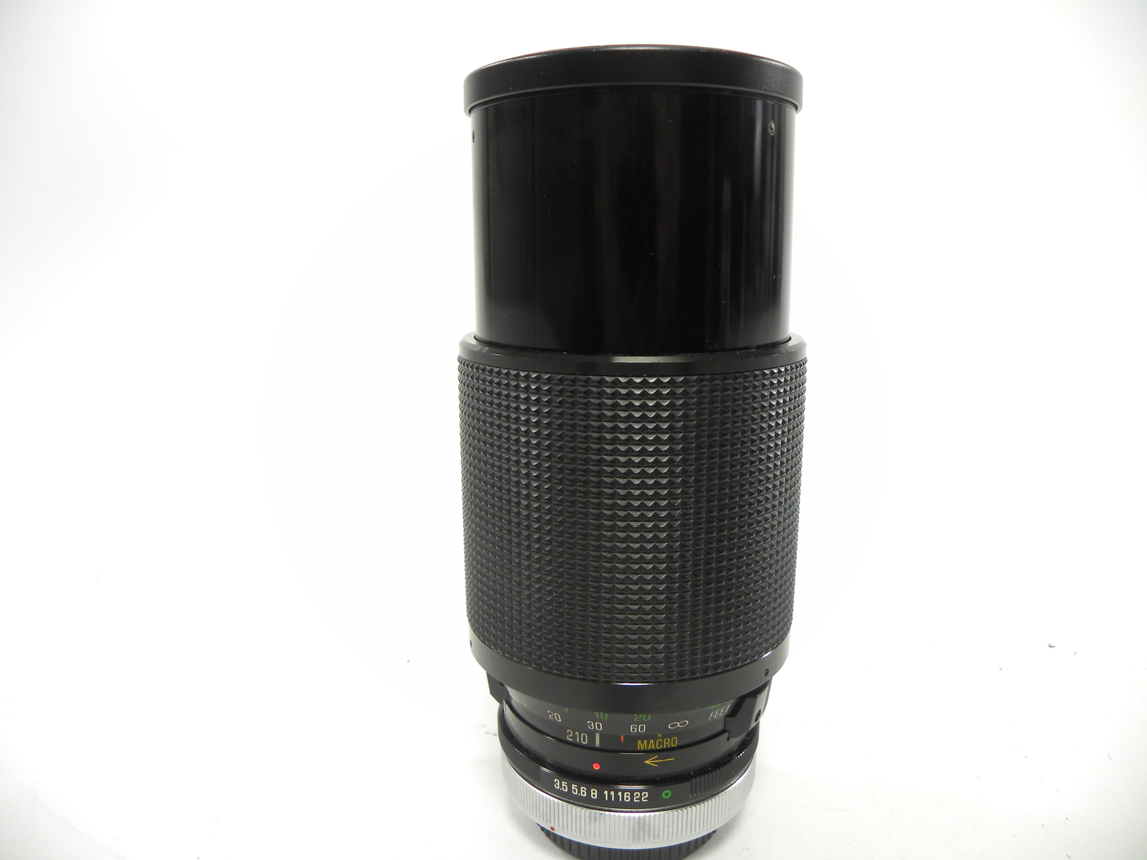 Vivitar VMC Series 1 70-210mm f3.5 Macro Focusing Auto Zoom Canon FD mount