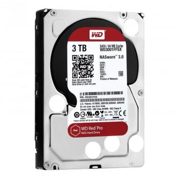 WD3001FFSX | Western Digital Red Pro 3TB 7200RPM SATA 6GB/s 64MB Cache 3.5-inch Internal Hard Drive