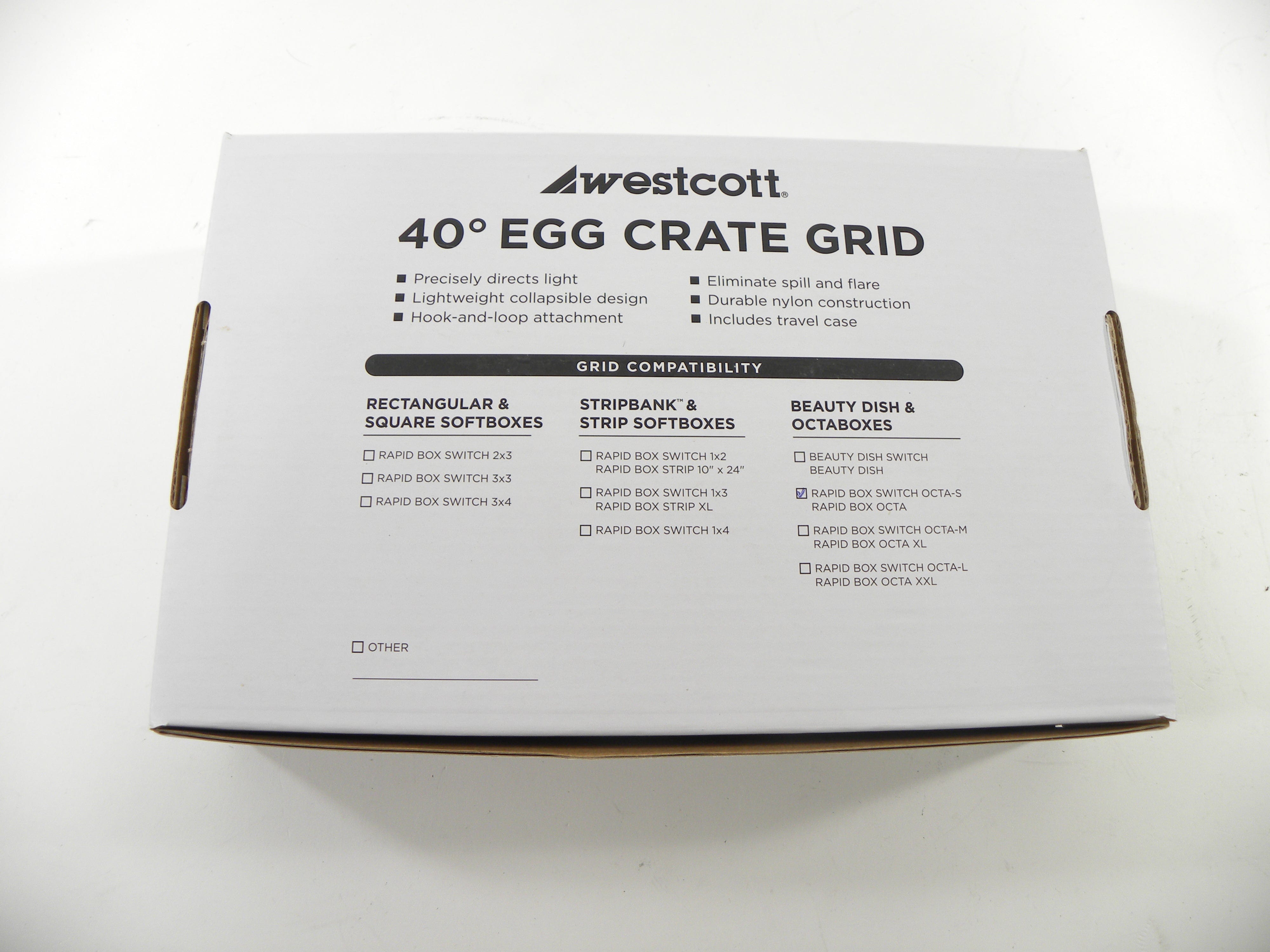 Westcott 40* Egg Crate Grid for Rapid Box OCTA & Switch OCTA-S