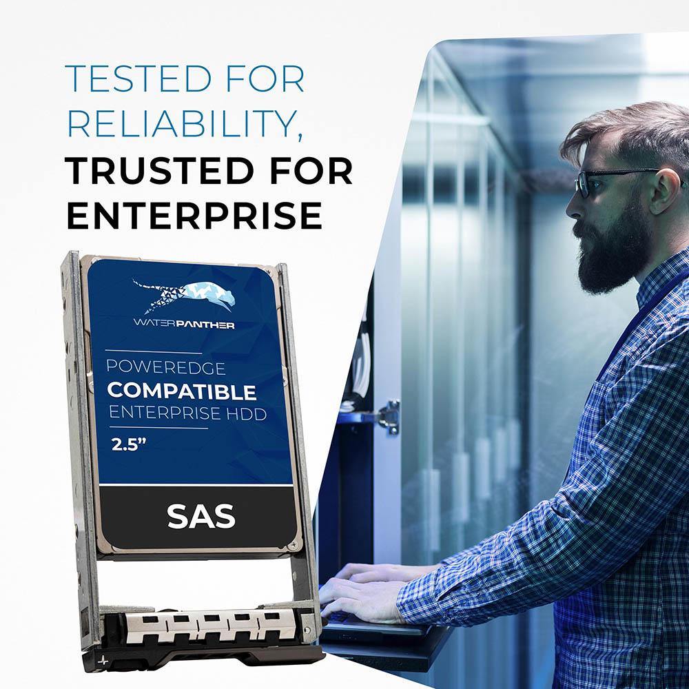 2.4TB 10K SAS 12Gb/s 2.5" HDD for Dell PowerEdge Servers | Enterprise Drive in 13G Tray