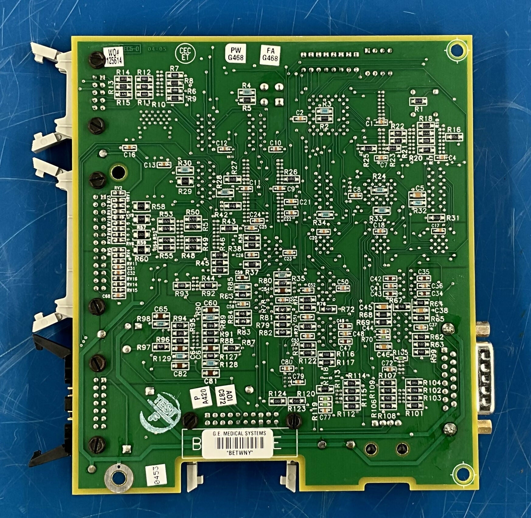 XRII INTERFACE BOARD (2176920 REV. D GE
