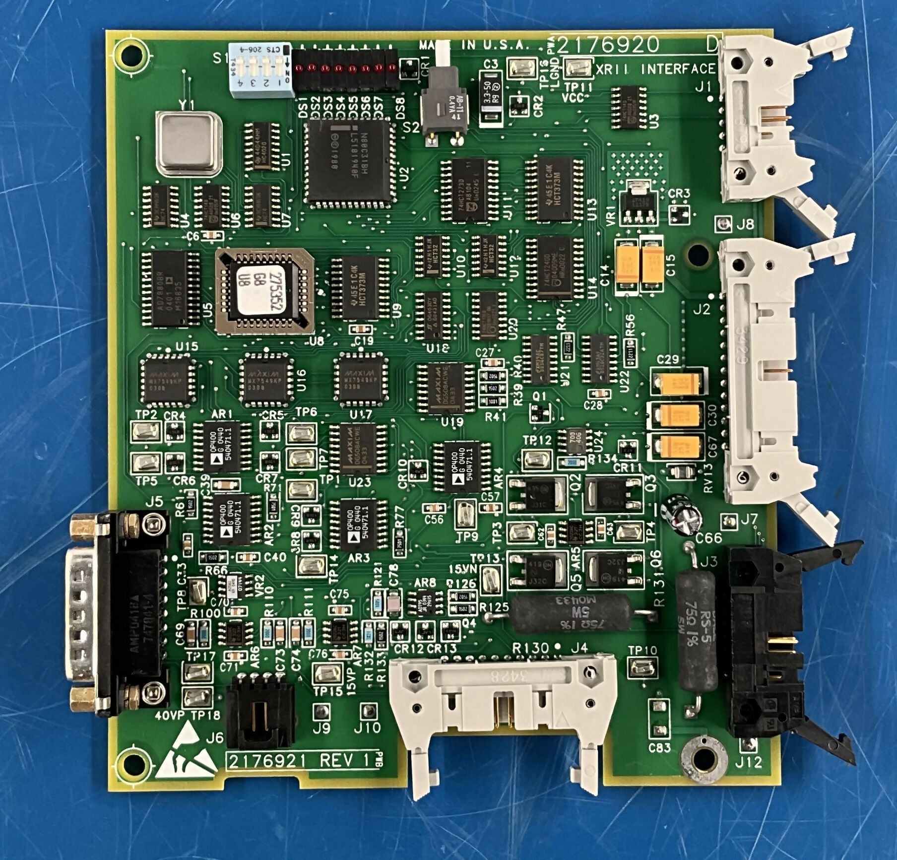XRII INTERFACE BOARD (2176920 REV. D GE