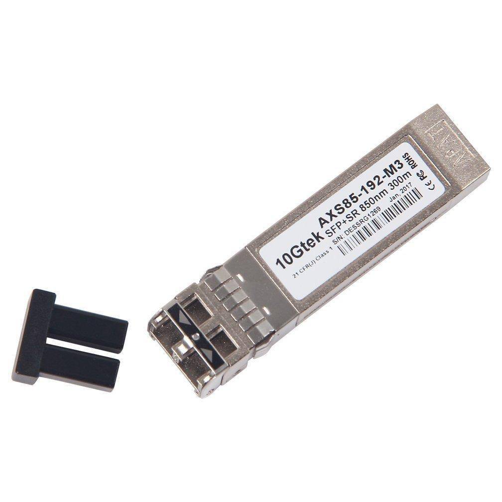 10 Gigabit SFP+ LC Multi-Mode Transceiver, 10GBASE-SR Module for Cisco SFP-10G-SR, Meraki MA-SFP-10GB-SR, Ubiquiti UF-MM-10G, Mikrotik, D-Link, Supermicro, (850nm, DDM, 300m) - AloinfoUSA