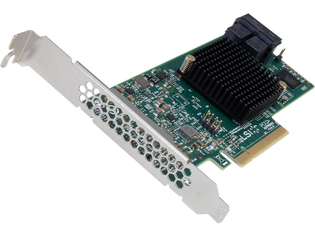 LSI SAS3008 9300-8I IT-Mode HBA JBOD PCI-E 3.0 SATA / SAS 8-Port SAS3 12Gb/s Controladora - AloTechInfoUSA