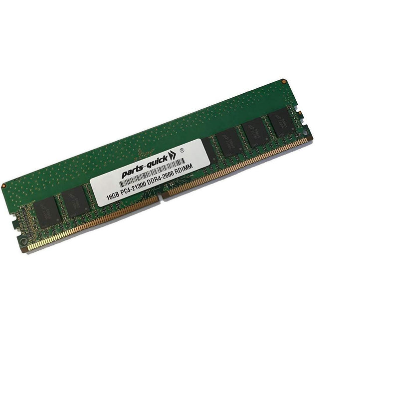 16GB Memory Module for Dell PowerEdge R440 Rack Server DDR4 2Rx8 RDIMM 2666MHz LV RAM (PARTS-QUICK BRAND)-FoxTI