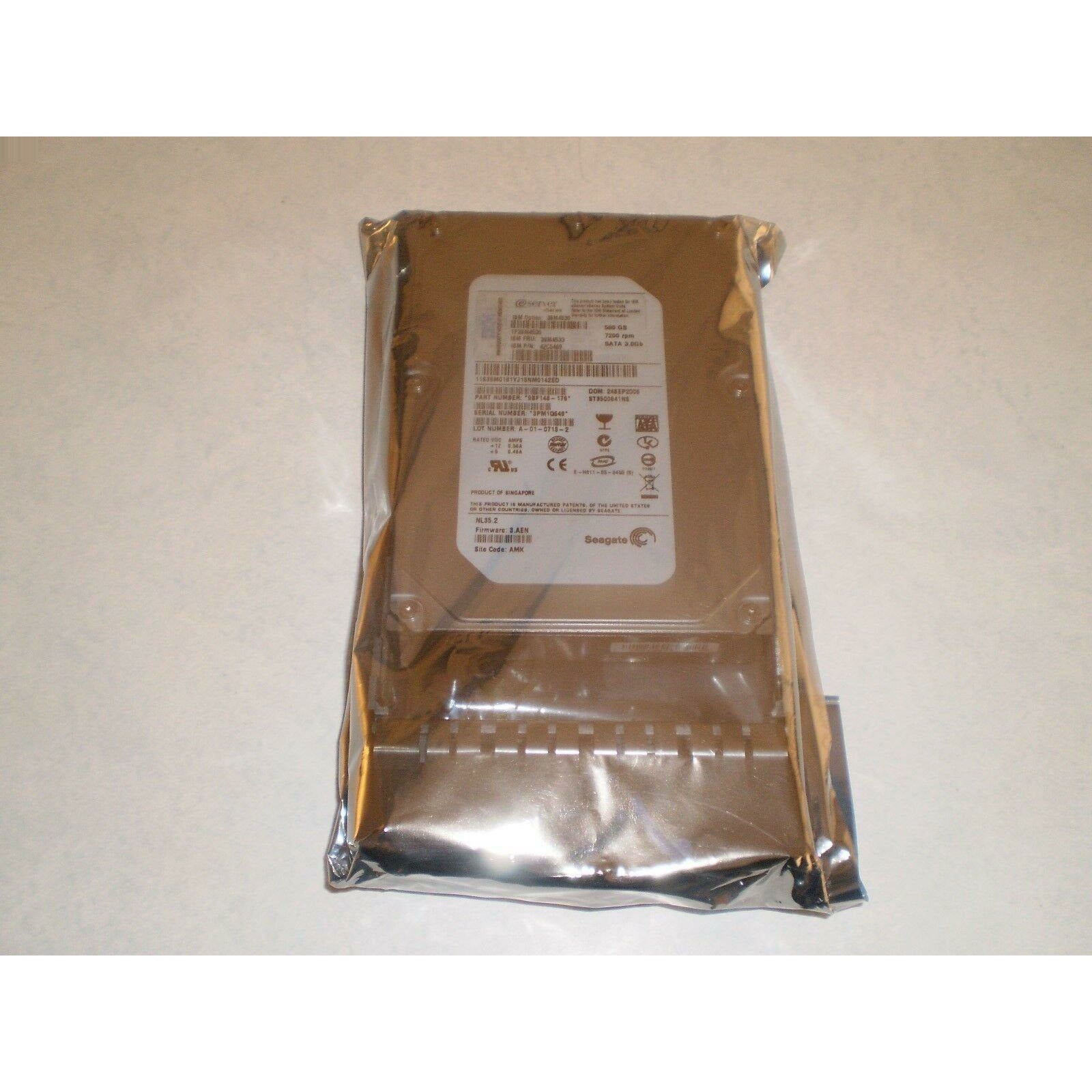 39M4530, 39M4533,42C0469    IBM 500GB SIMPLE SWAP SATA HARD DRIVE - AloinfoUSA