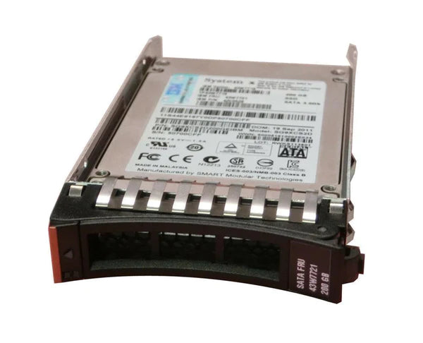 43W7718 IBM 200GB SATA 2.5" MLC HOT SWAP SSD SOLID STATE 43W7720 DRIVE 43W7721 disco - AloTechInfoUSA