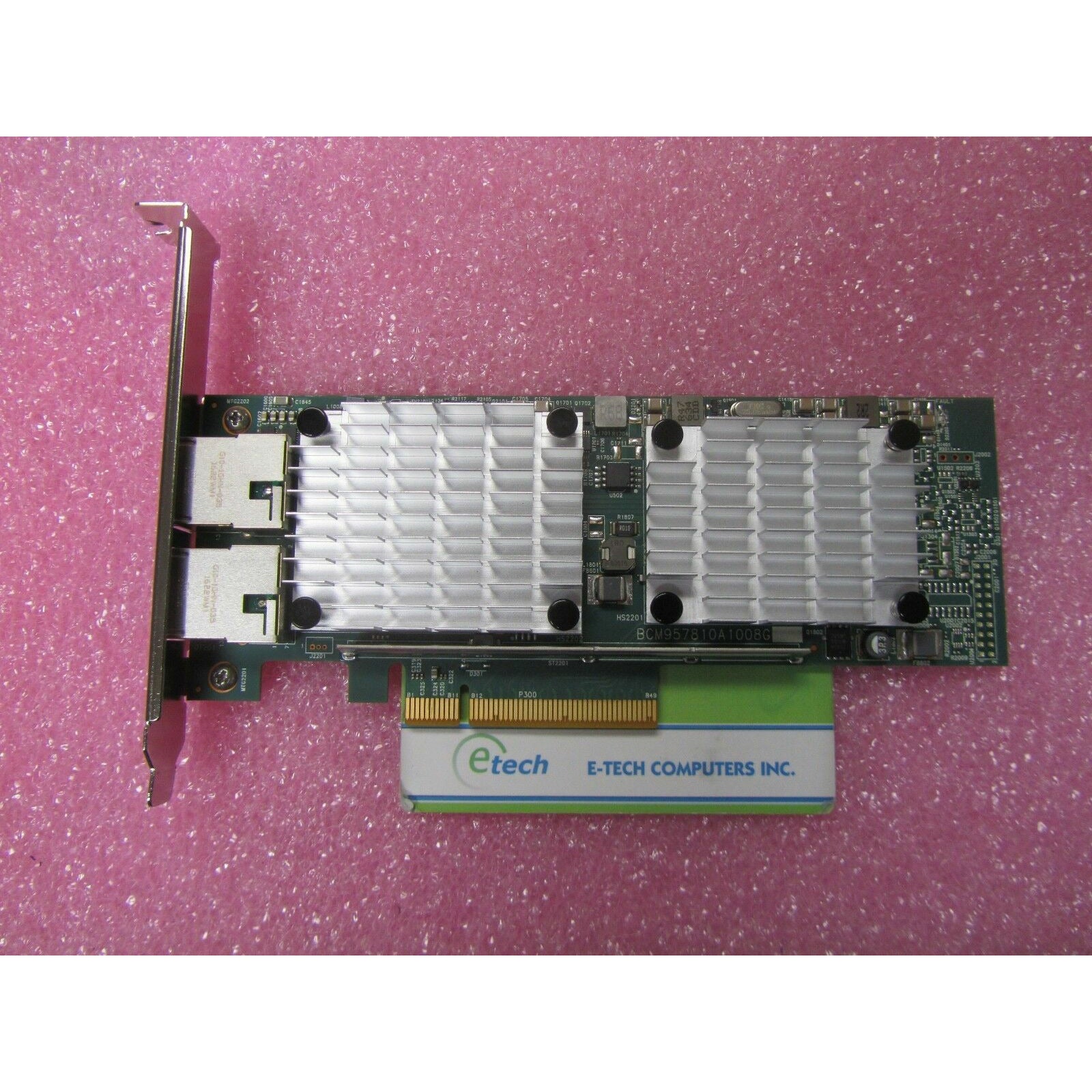 44T1370 - Broadcom NetXtreme 2x10 Gigabit Ethernet BaseT Adapter for System x 883436557511 - AloinfoUSA