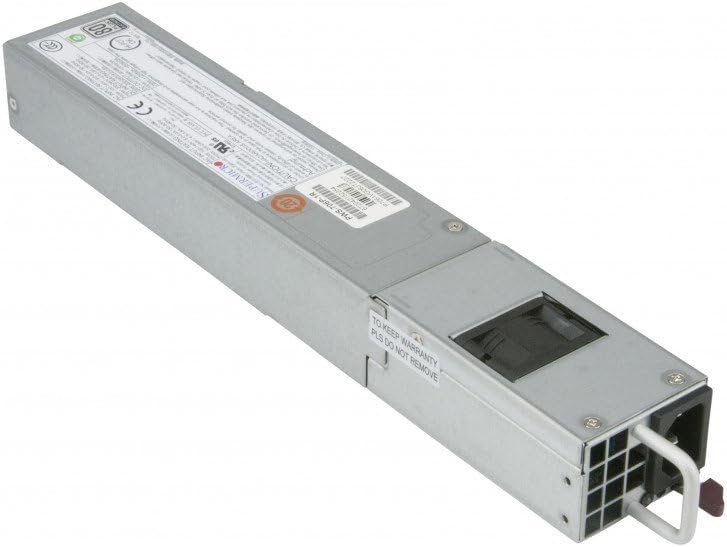 Fonte de Alimentação Supermicro 1U 700/750W Saída Única Platina 54,5mm PWS-706P-1R