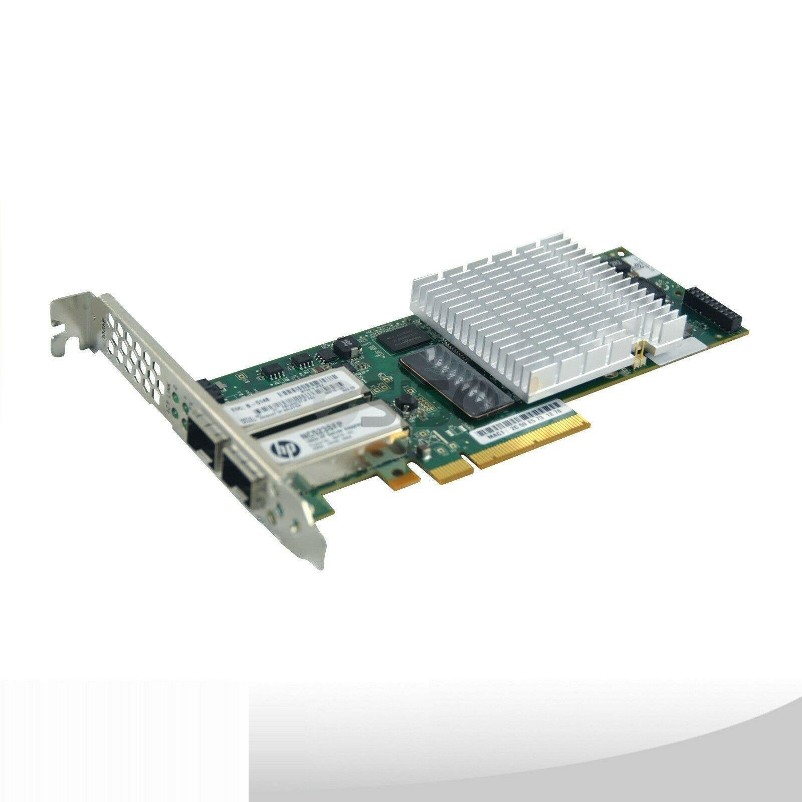 593742-001 HP NC523SFP DUAL PORT 10Gb SERVER ADAPTER W/ HIGH PROFILE BRACKET - AloinfoUSA