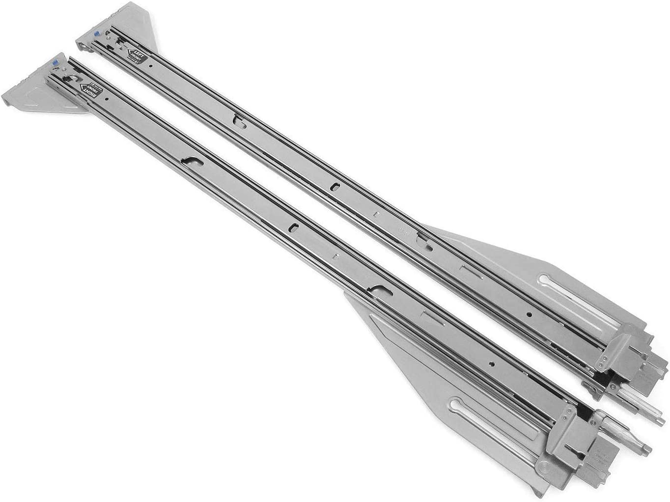 Riele Dell PowerEdge R710 2U Server Sliding Rapid Rail Kit P242J M997J Ready Rails - AloTechInfoUSA